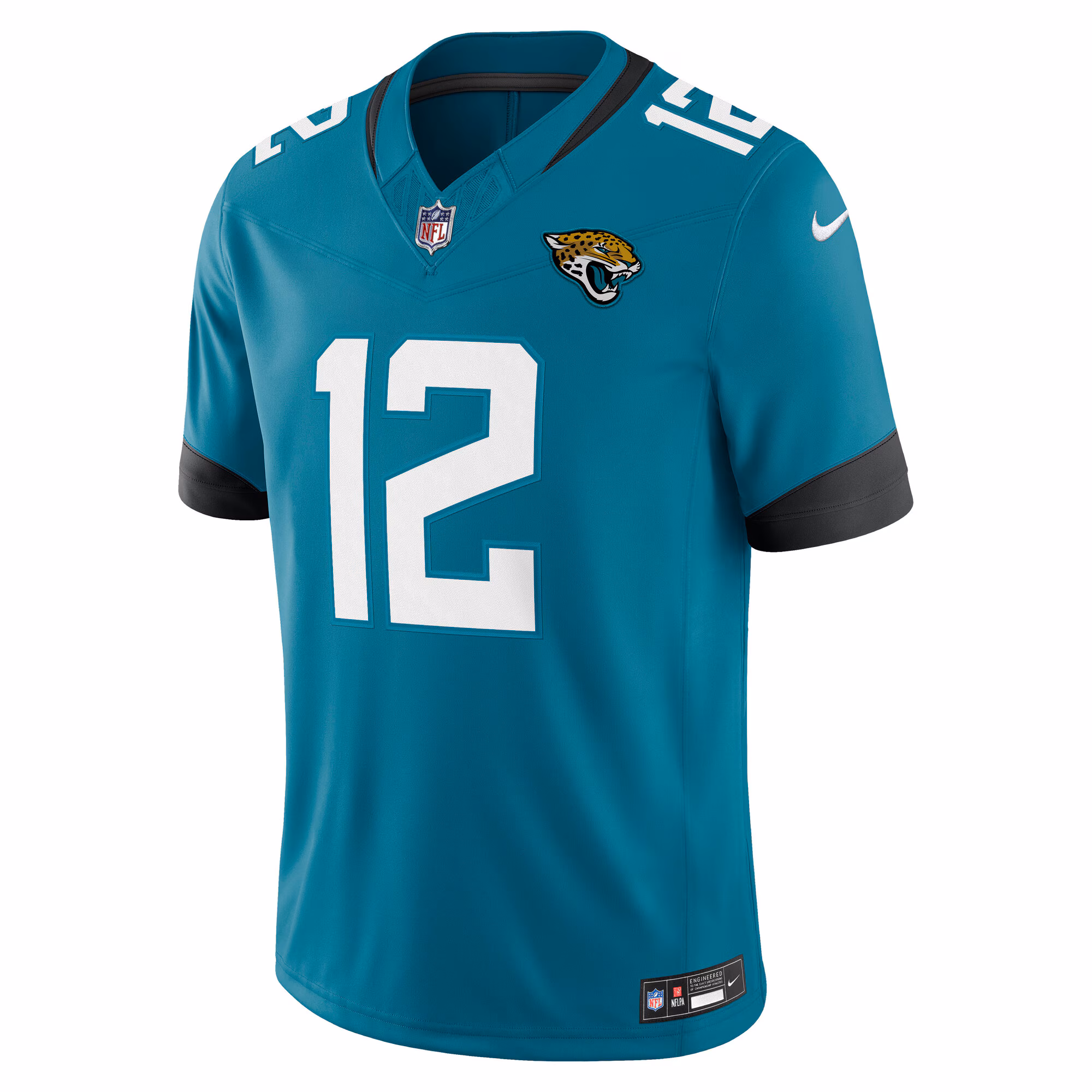Travis Hunter Jacksonville Jaguars Nike Vapor F.U.S.E. Stitched Limited Jersey - Teal
