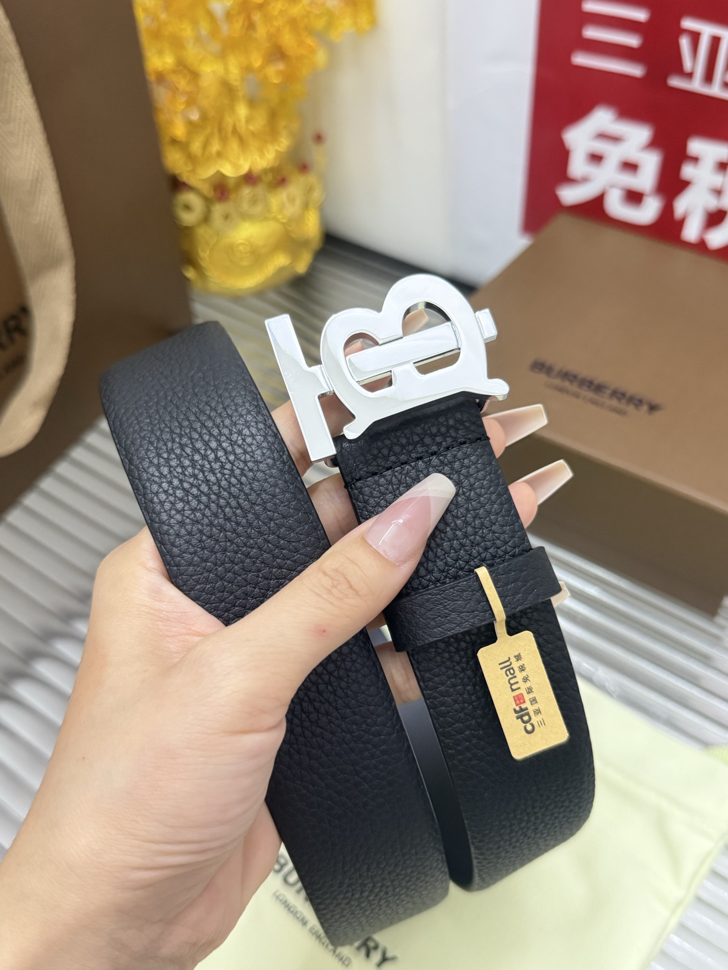 Burberry belt-9