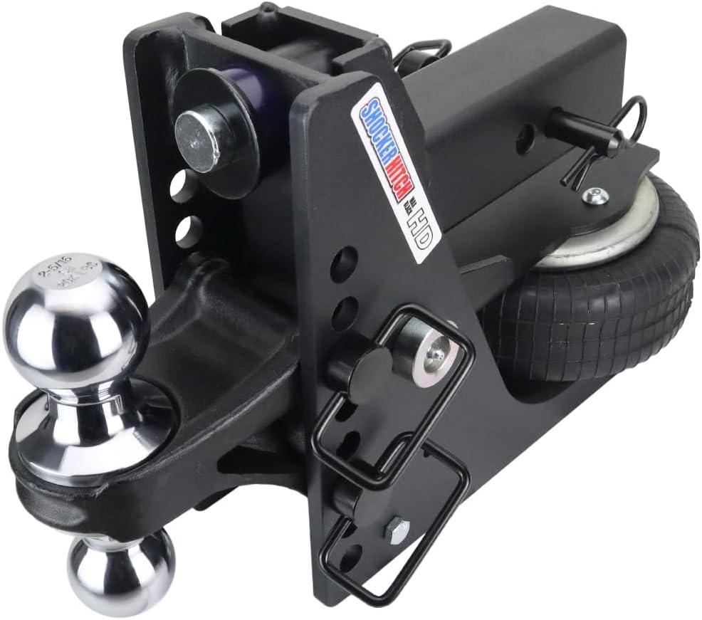 Shocker HD Max Air Hitch & Combo Ball, Fits 2-1/2