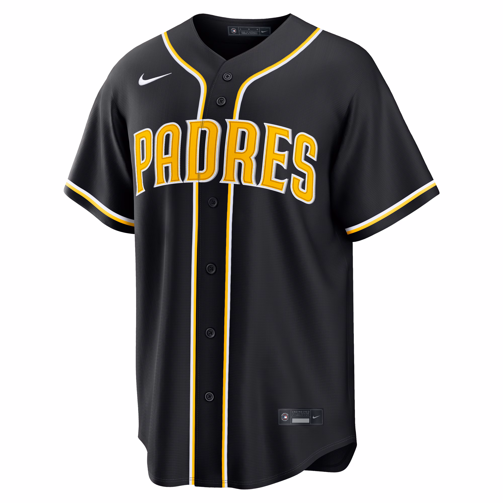 San Diego Padres Nike Fashion Replica Black Out Jersey