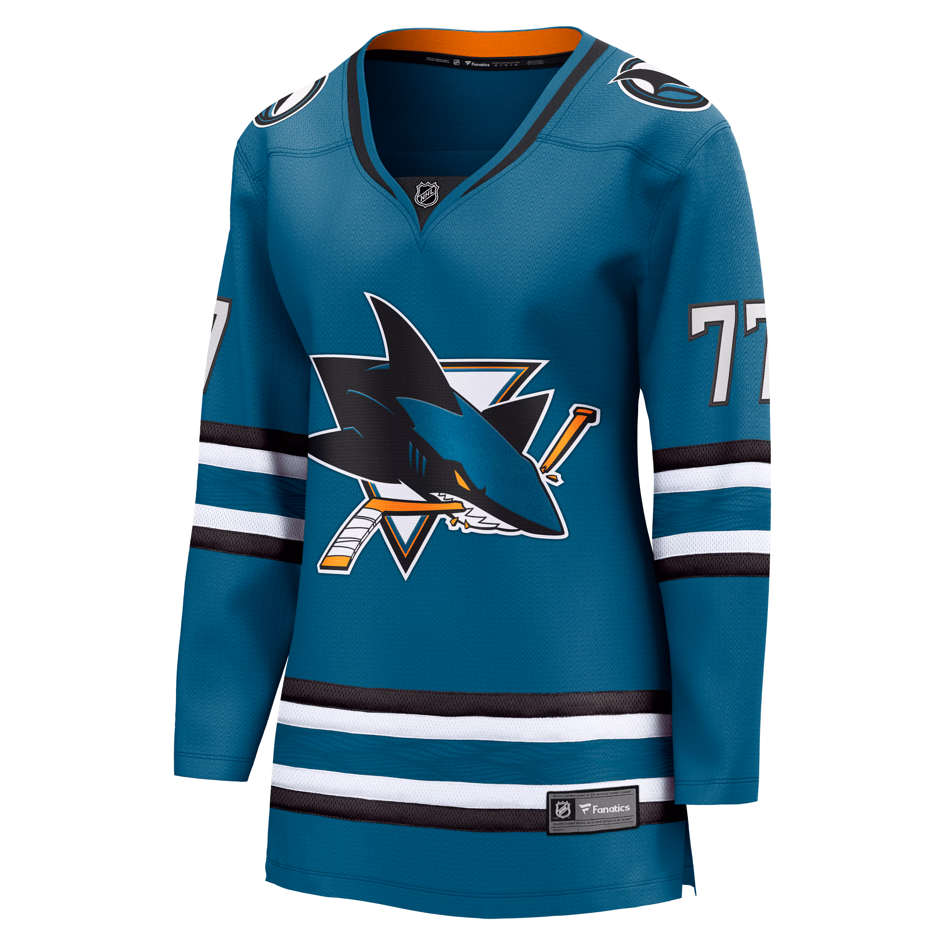 Michael Misa San Jose Sharks Fanatics Women's Breakaway Jersey - Teal