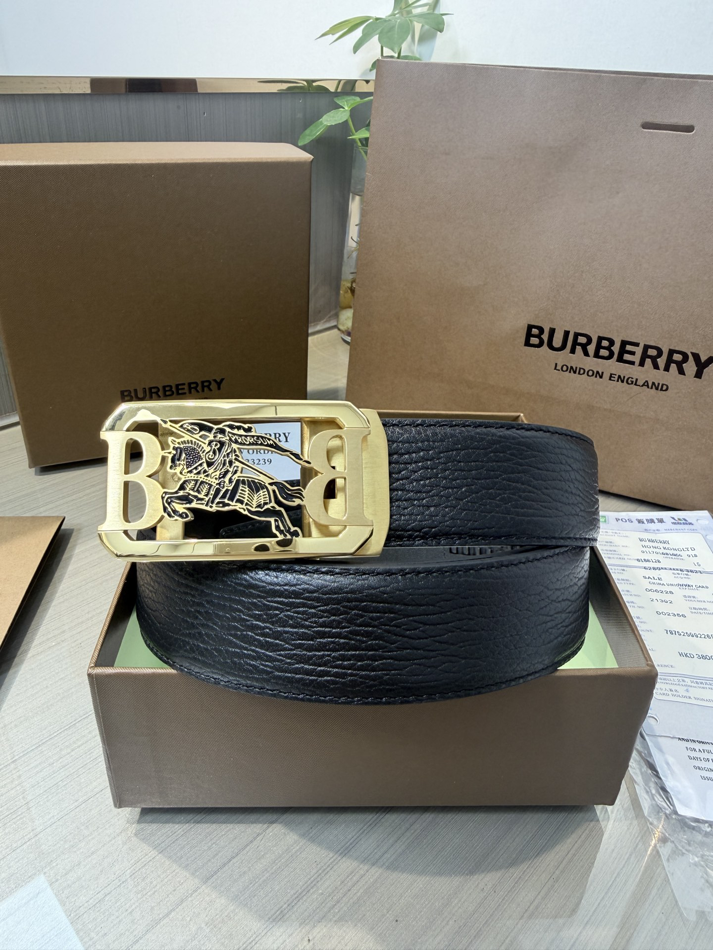 Burberry belt-79