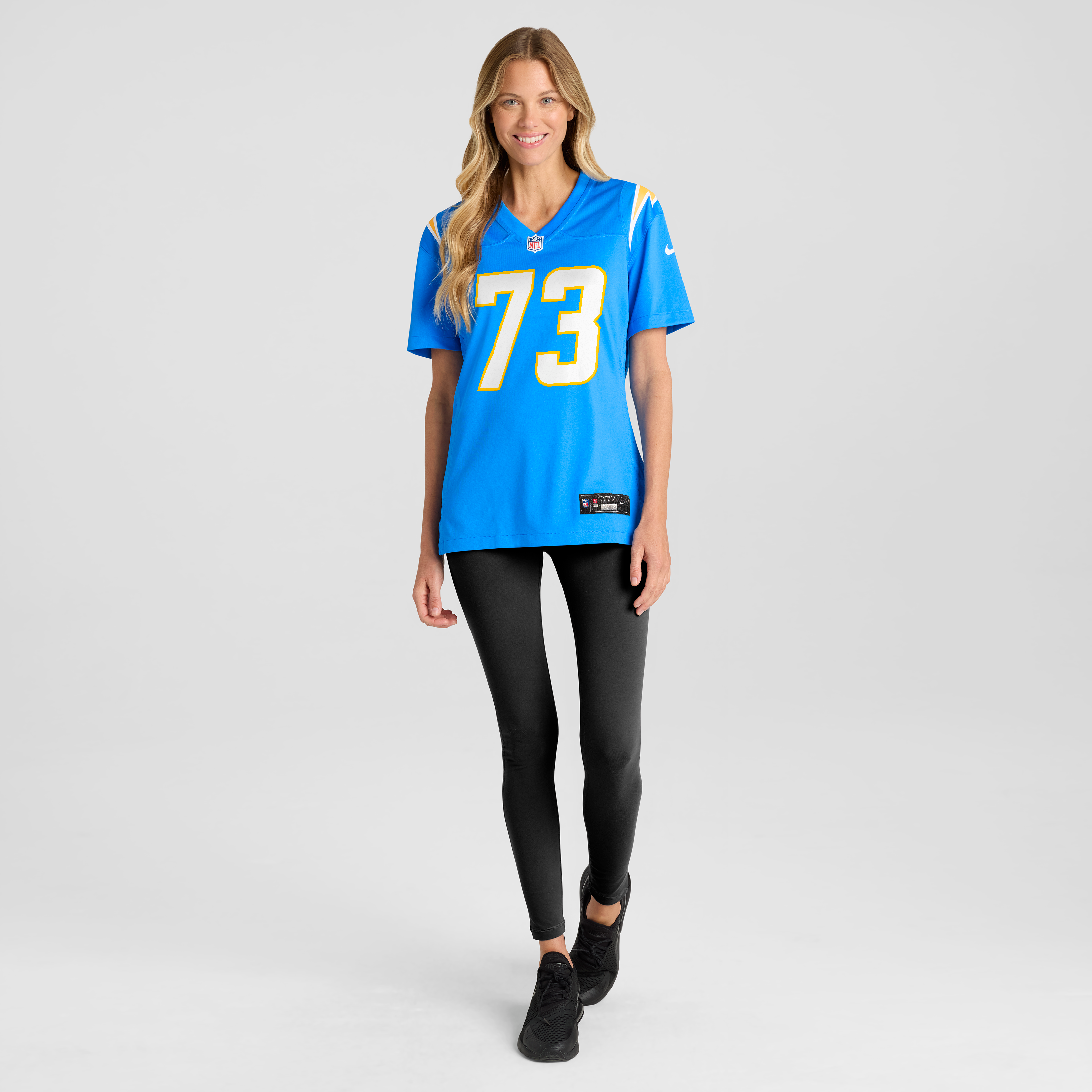 Alex Harkey Los Angeles Chargers Nike Women's Team Game Jersey -  Powder Blue