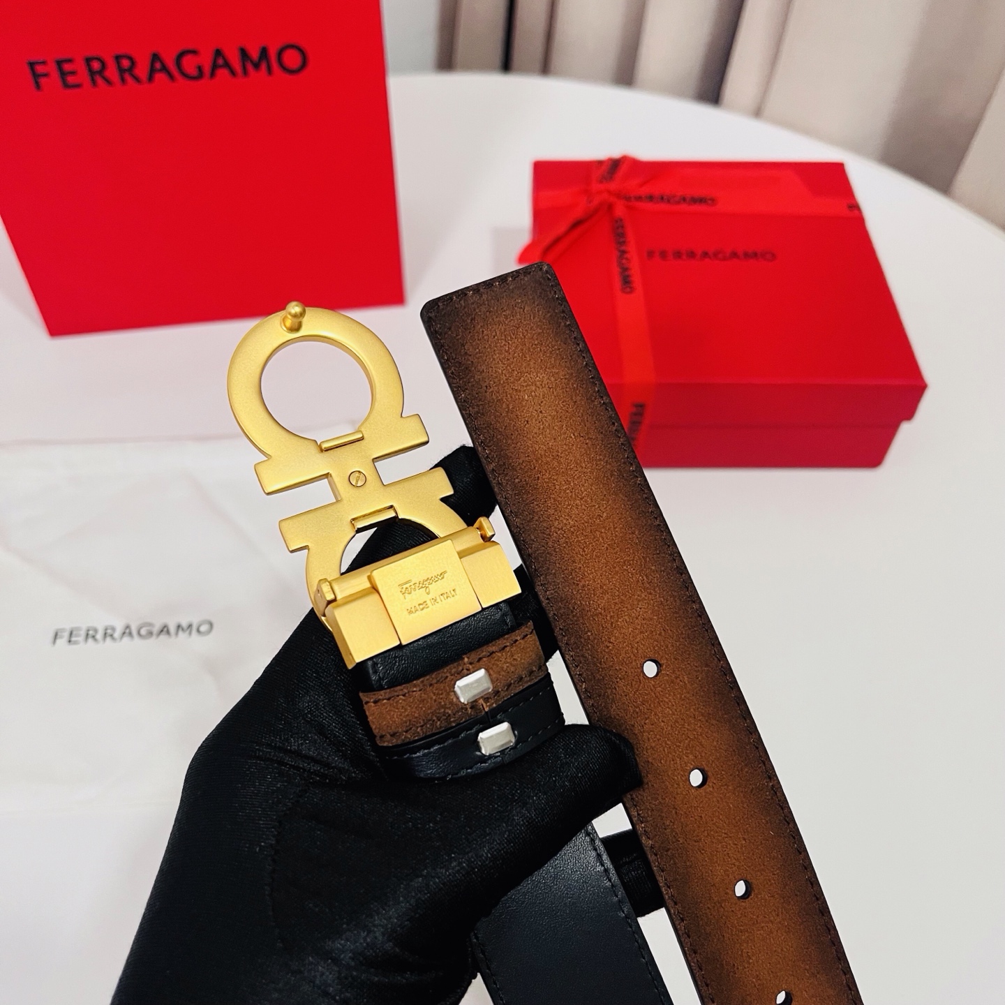 Ferragamo belt-79