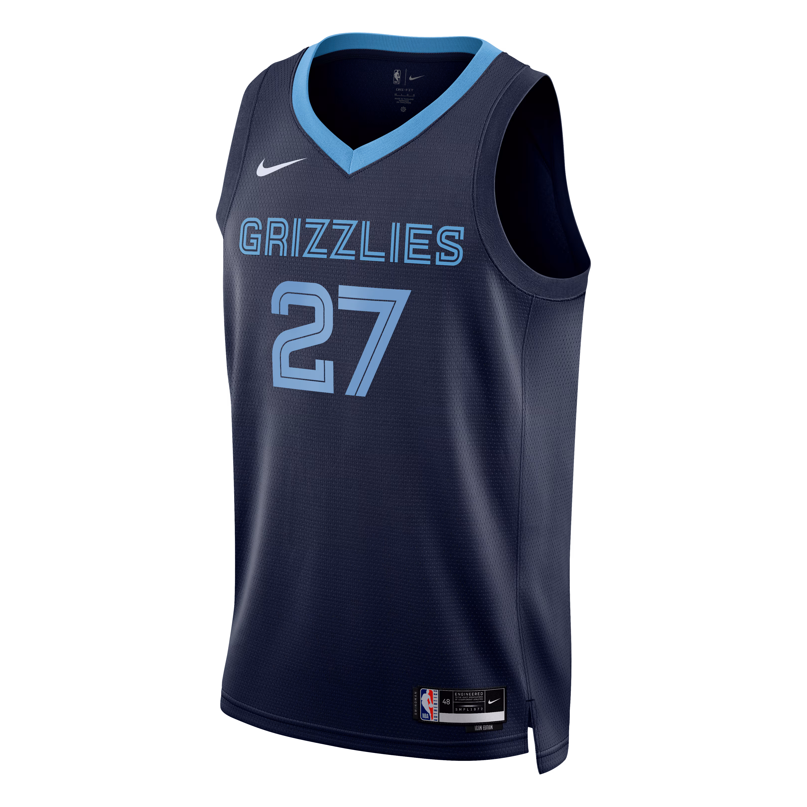 Cameron Boozer Memphis Grizzlies Nike Unisex 2026 NBA Draft Swingman Jersey - Icon Edition  - Navy