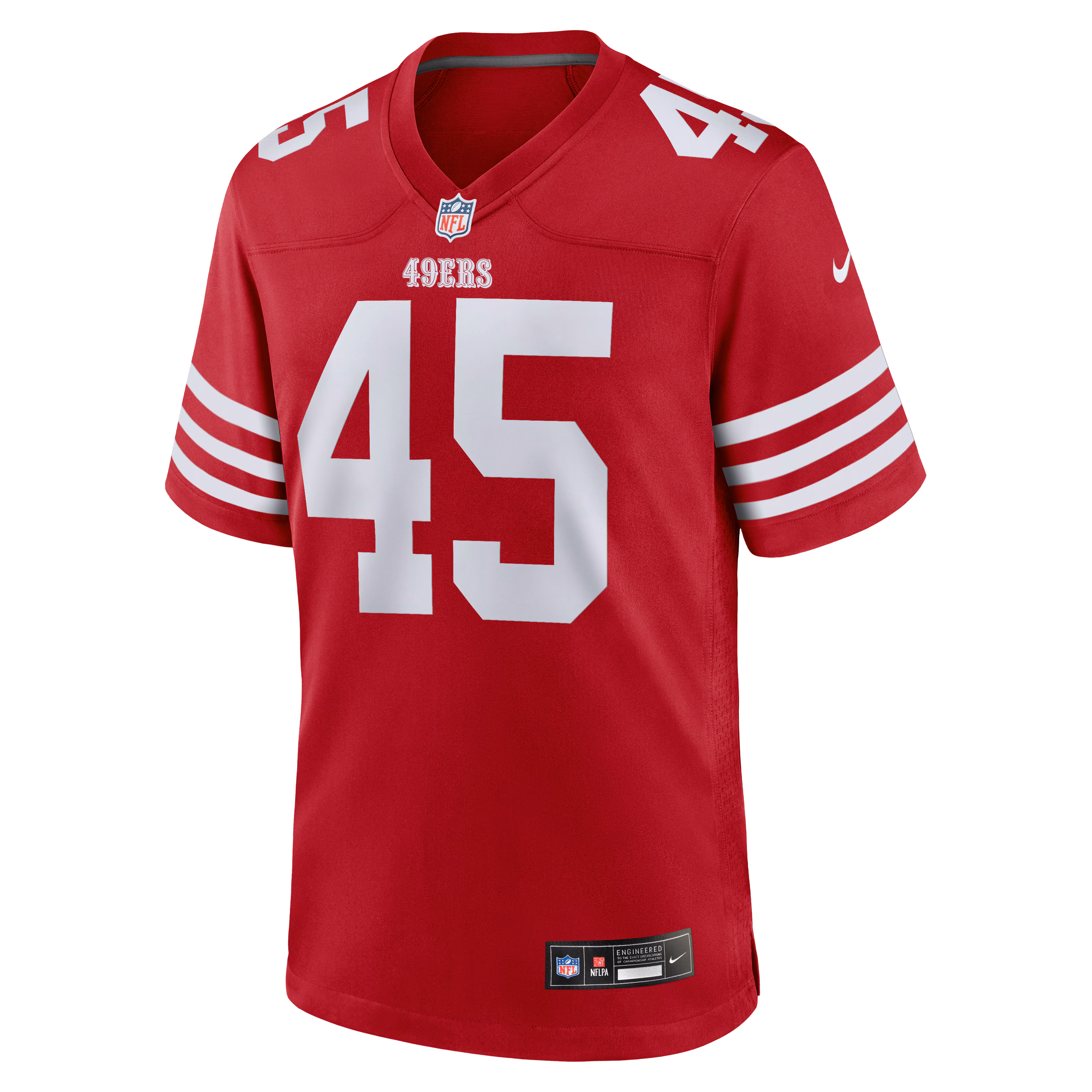 Nick Martin San Francisco 49ers Nike Team Game Jersey -  Scarlet