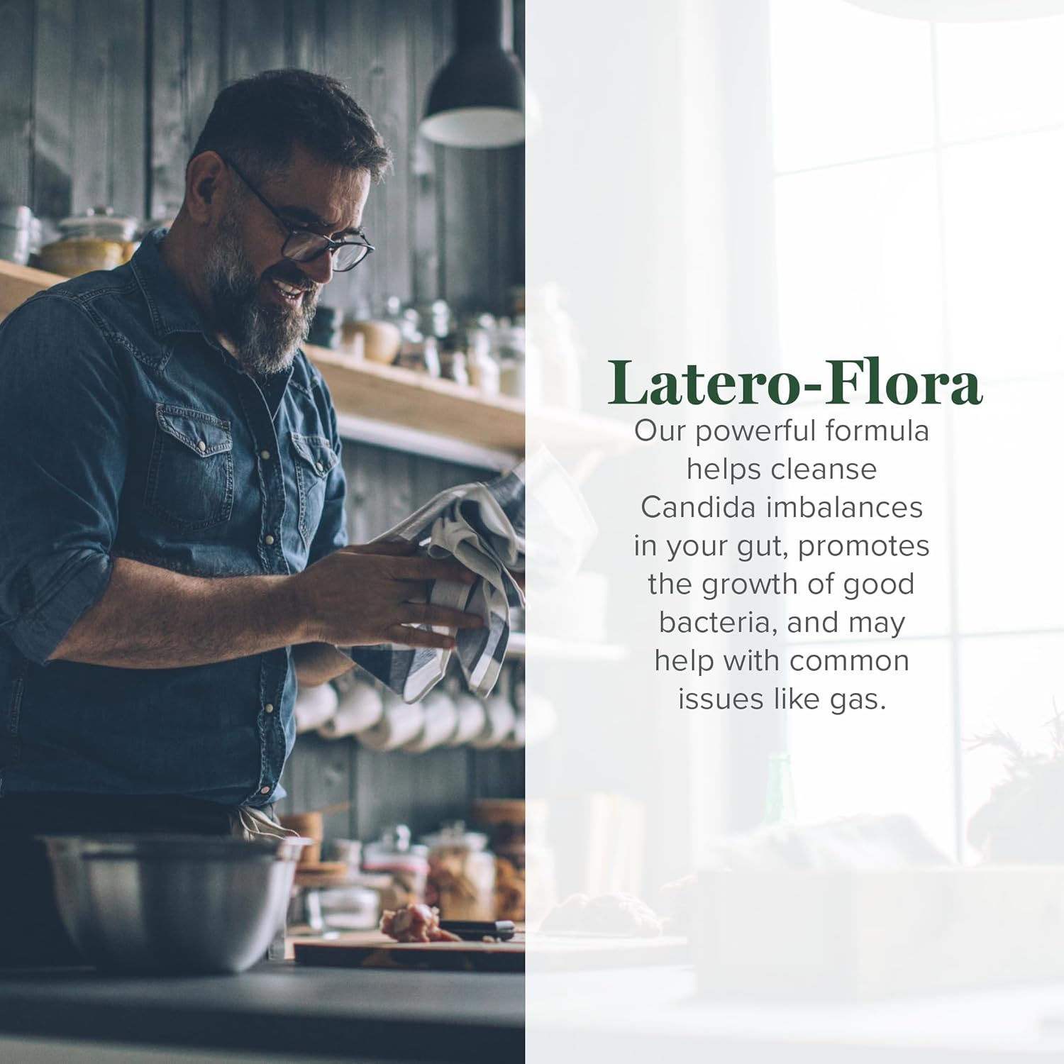 Latero-Flora Probiotic 60 count by Global Healing Center