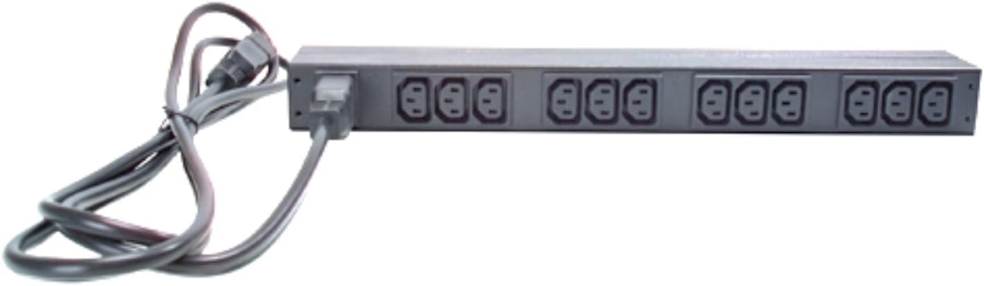 APC AP9565 Rack PDU/Basic/1U/16A/208/230V Surge Protector, Black, Model: 2701928