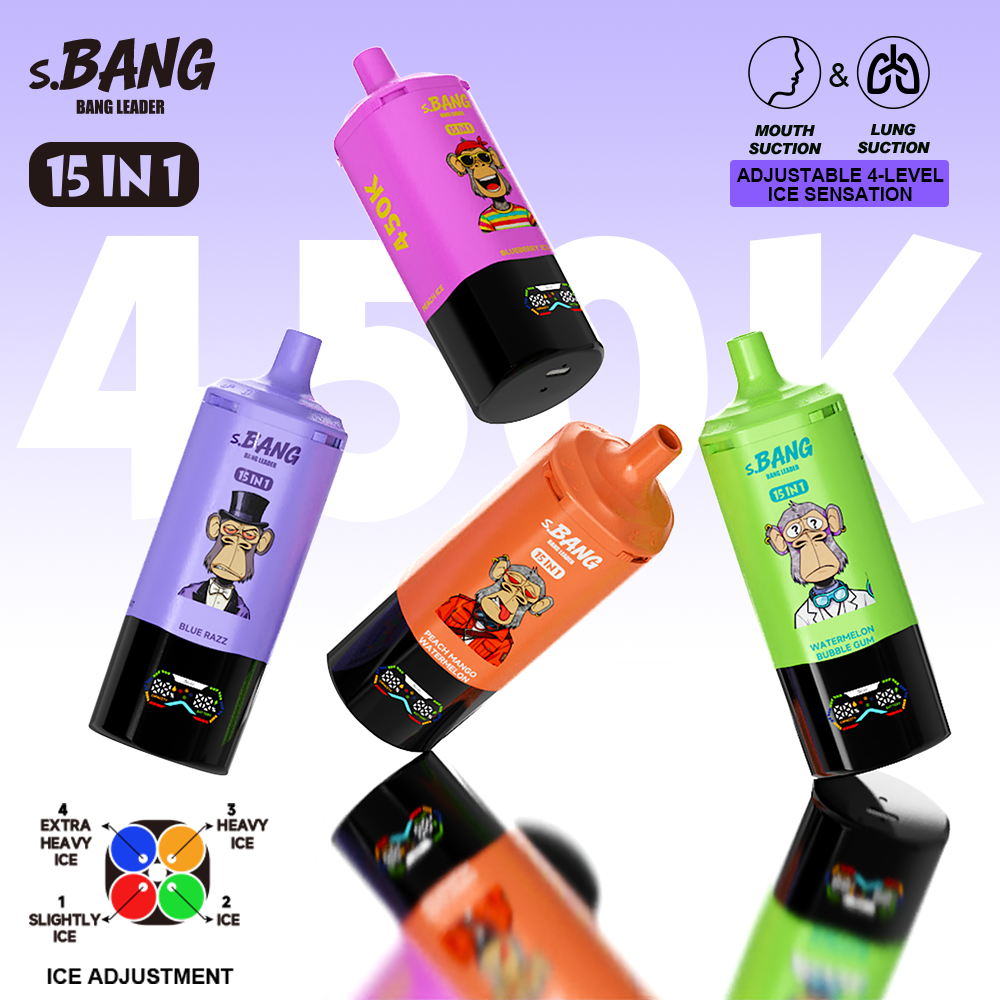 Bang Leader 450K 15 In 1 Puffs 450000 Disposable Vape High Puff Disposable