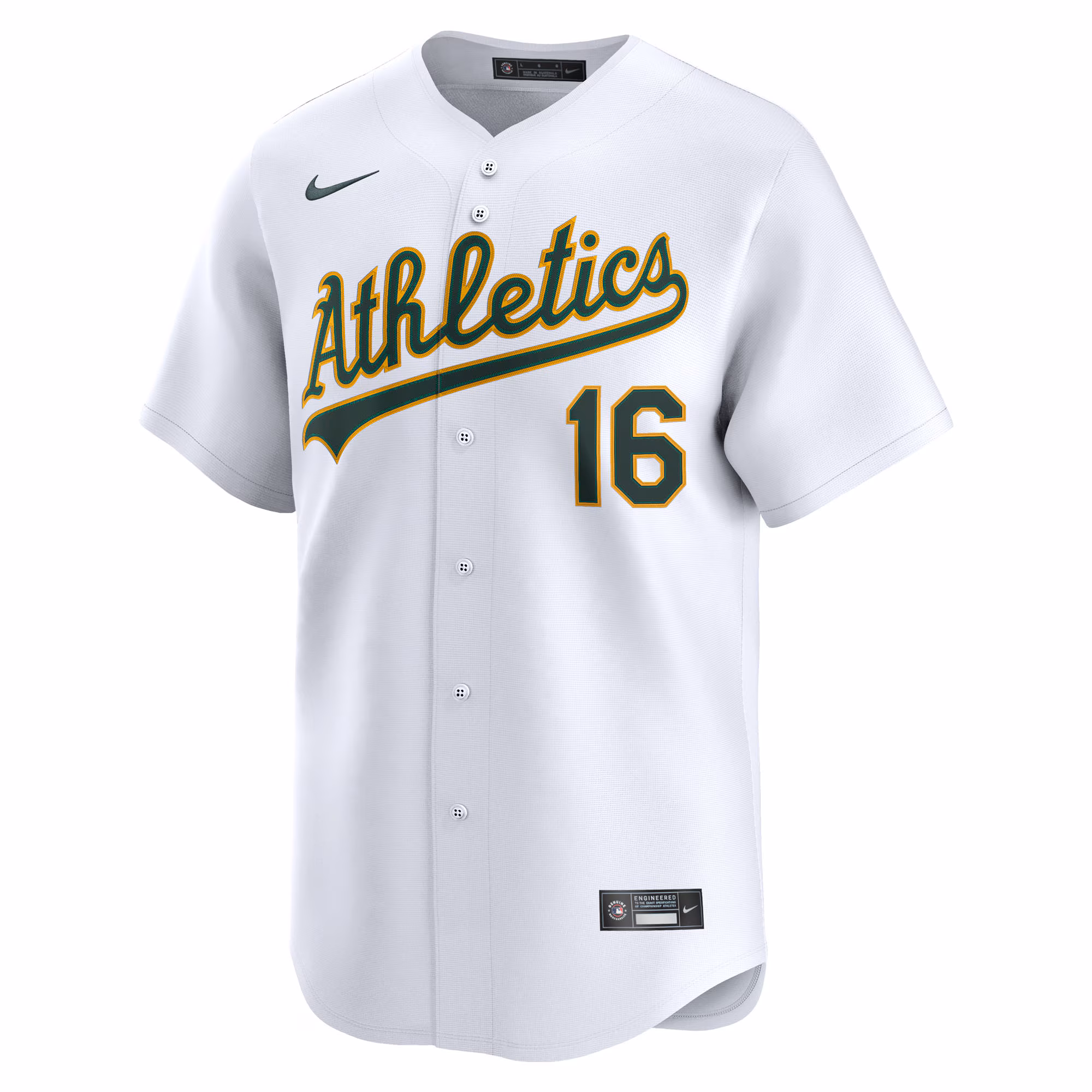 Nick Kurtz Athletics Nike Home Limited Player Jersey - White