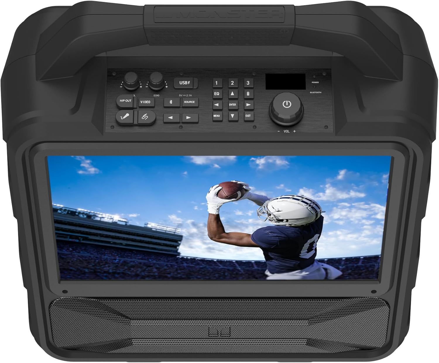 Monster Vision 2 | Portable Entertainment System with 15.6