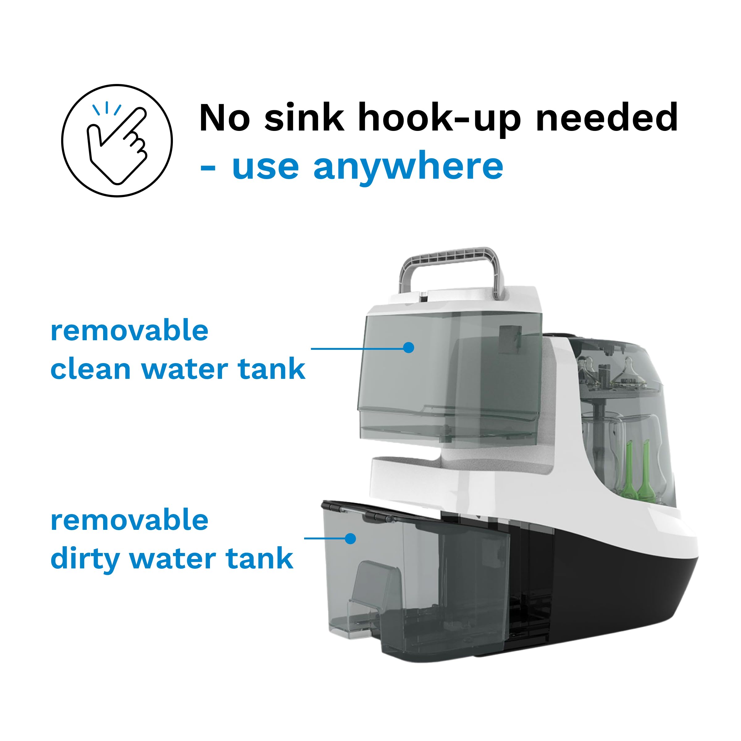 BABY BREZZA Baby Bottle Washer Pro - Sterilizer & Dryer Combo