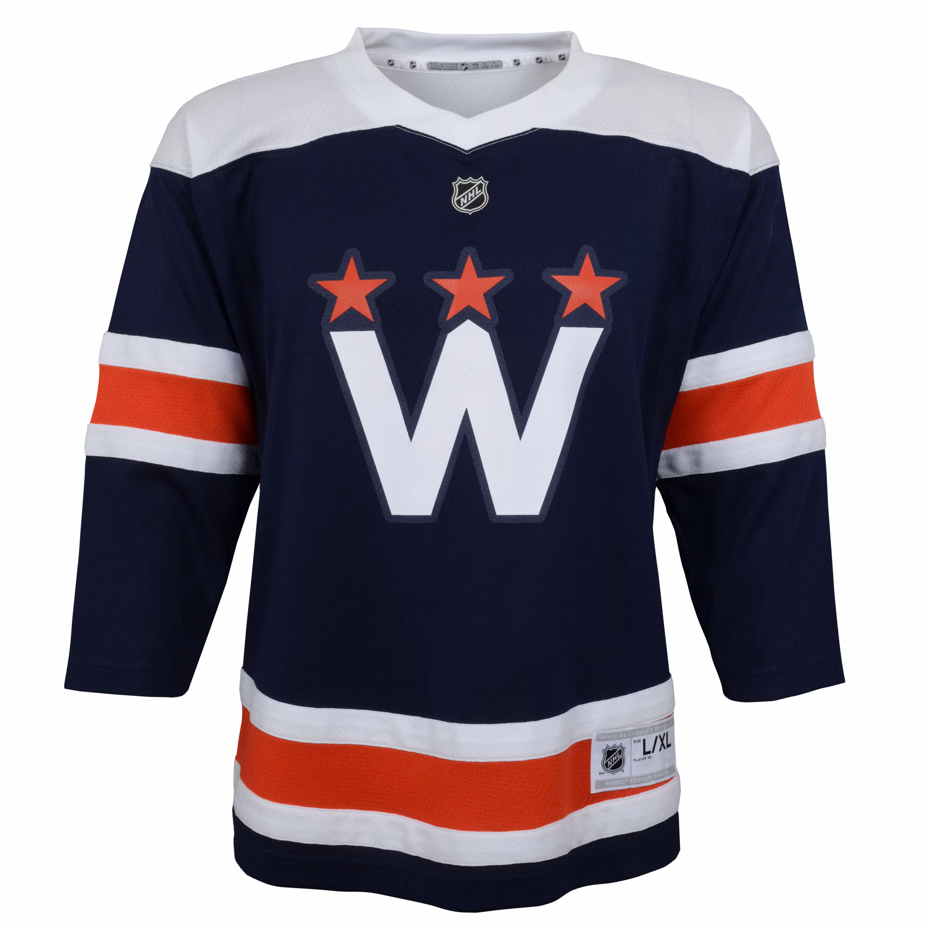 Washington Capitals Youth 2020/21 Alternate Replica Jersey - Navy