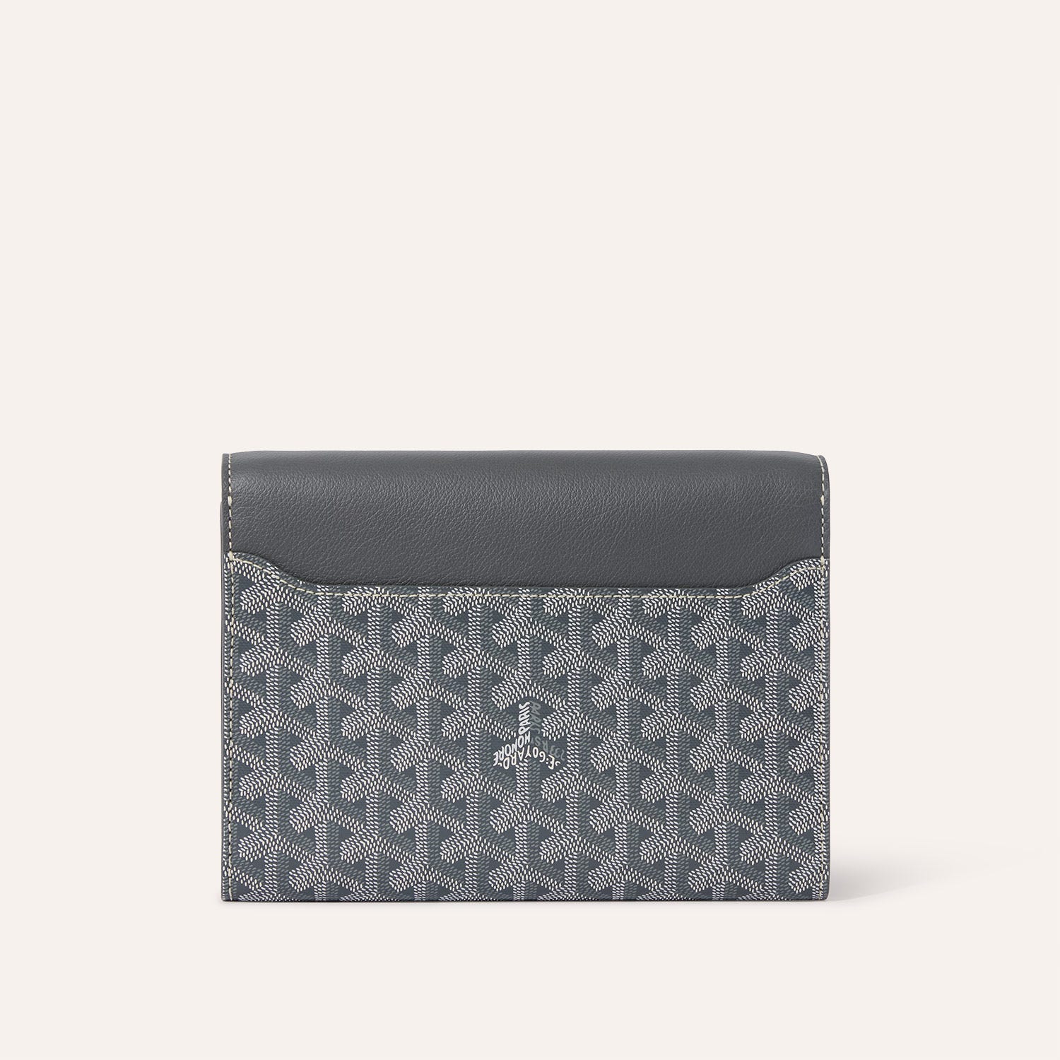 Chypre Wallet-Pouch Stripes and Initials