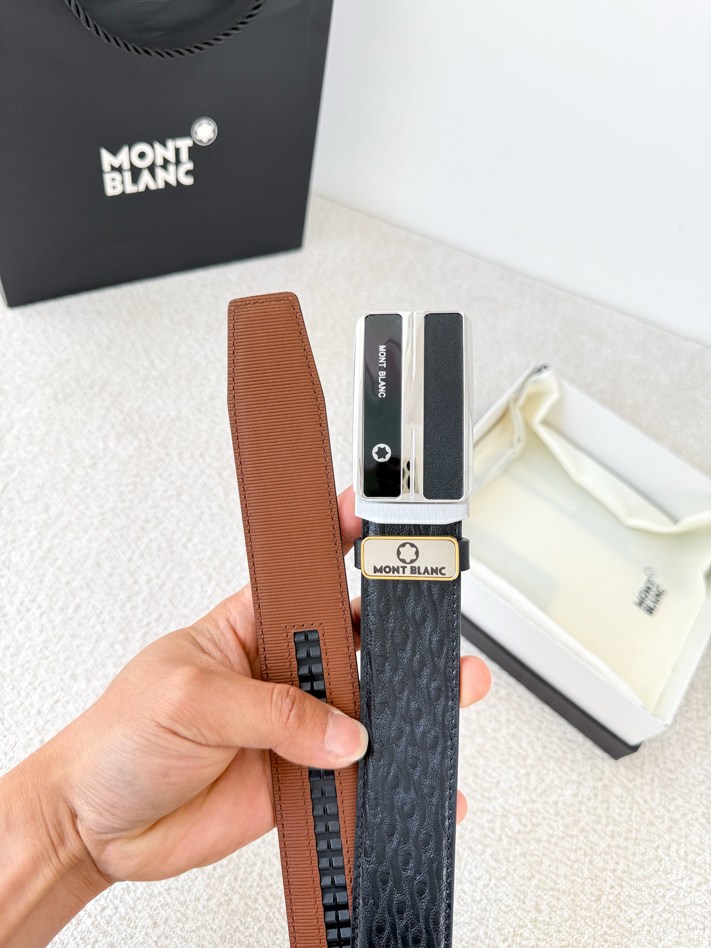Montblanc belt-77