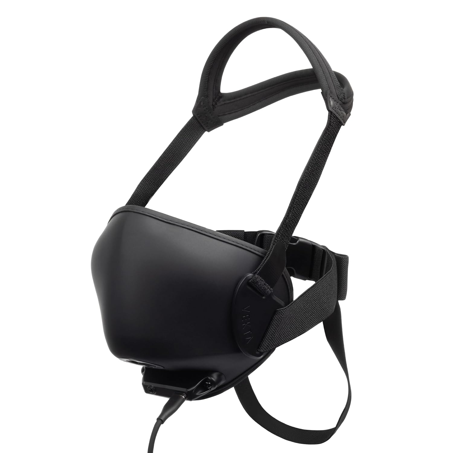 METADOX VEKTA Soundproof Gaming Mask – Up to 30 dB Sound Dampening – Clear-Voice Built-in Mic + Optional Earphones – Comfortable, Easy Breathing – USB Wired for PC/PS4/PS5/Switch/Mobile (L/XL)