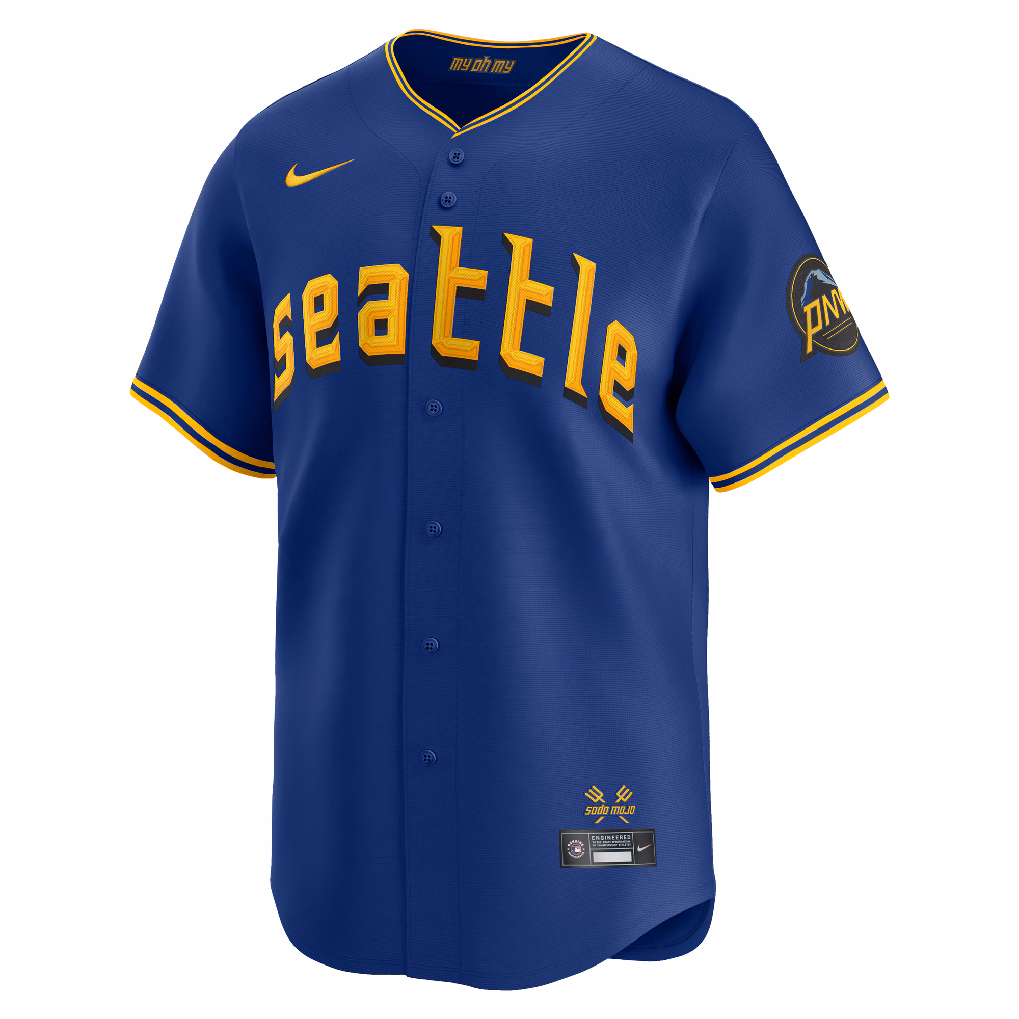 Ken Griffey Jr. Seattle Mariners Nike City Connect Retired Limited Player Jersey - Royal