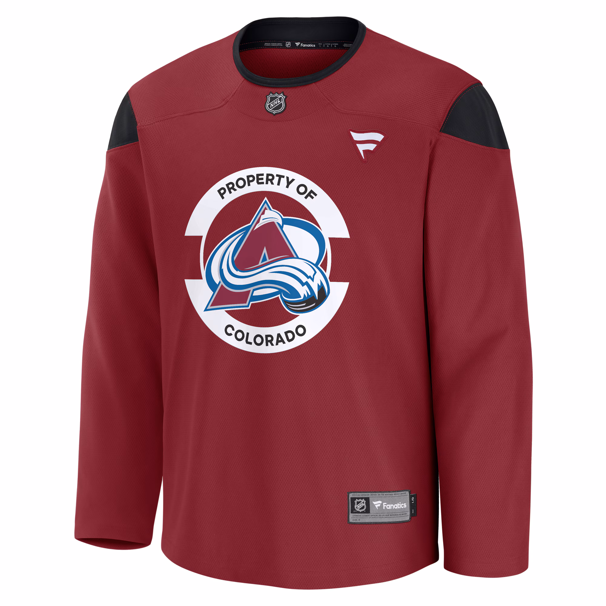 Colorado Avalanche Fanatics Practice Jersey - Burgundy