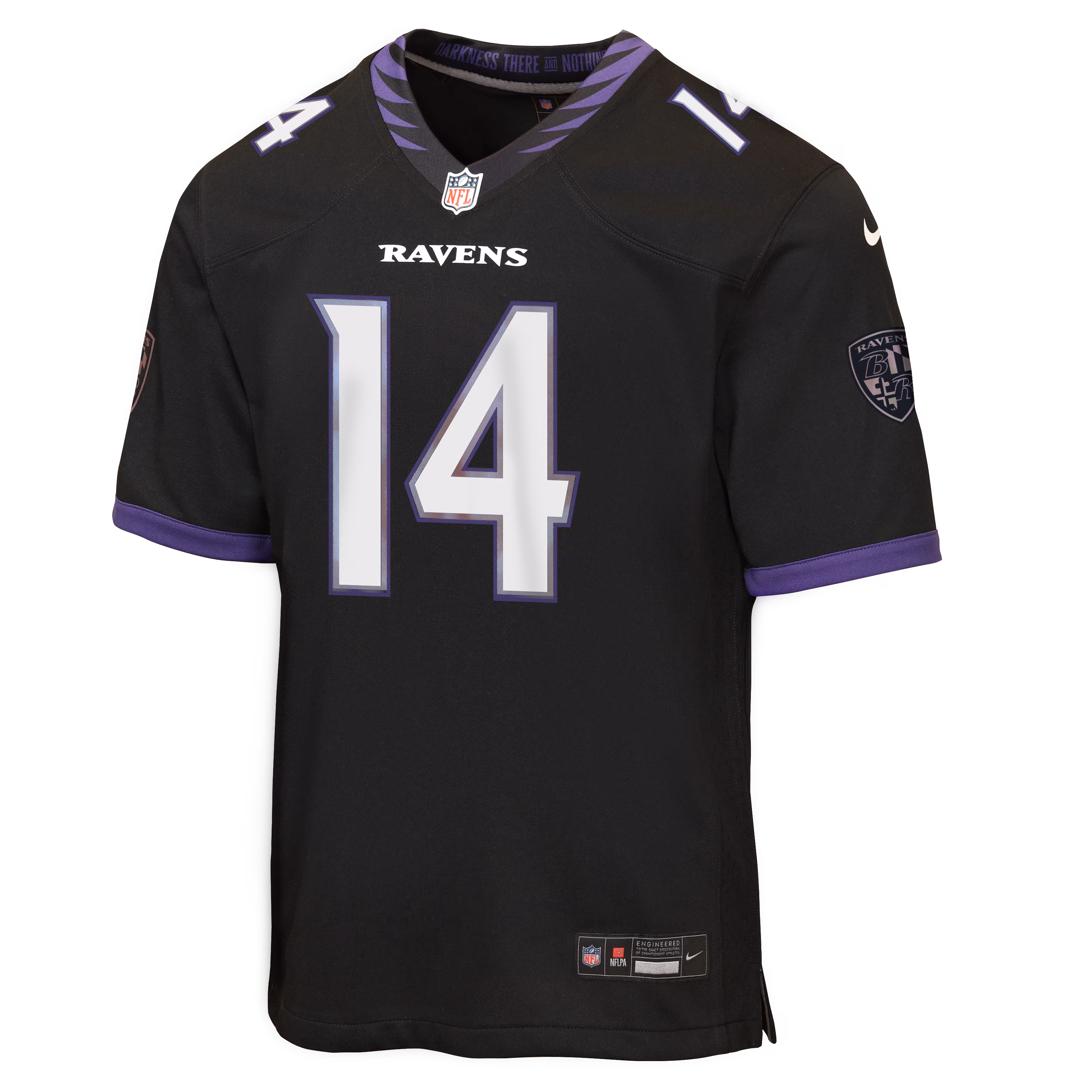 Kyle Hamilton Baltimore Ravens Nike Youth Alternate Game Jersey - Black