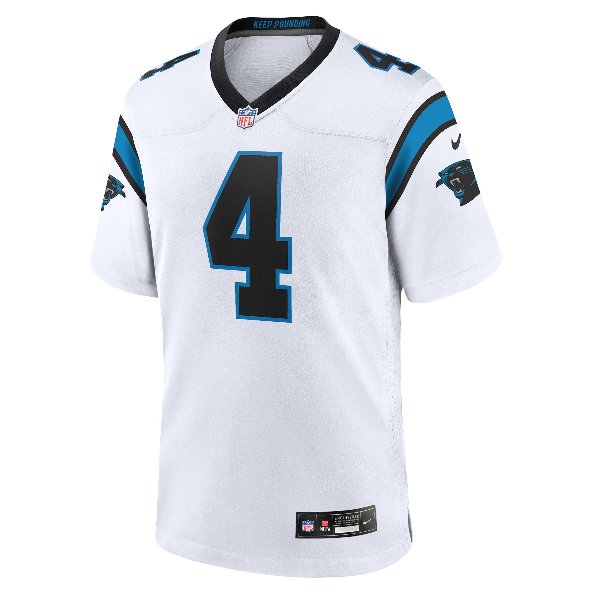 Tetairoa McMillan Carolina Panthers Nike Game Jersey - White