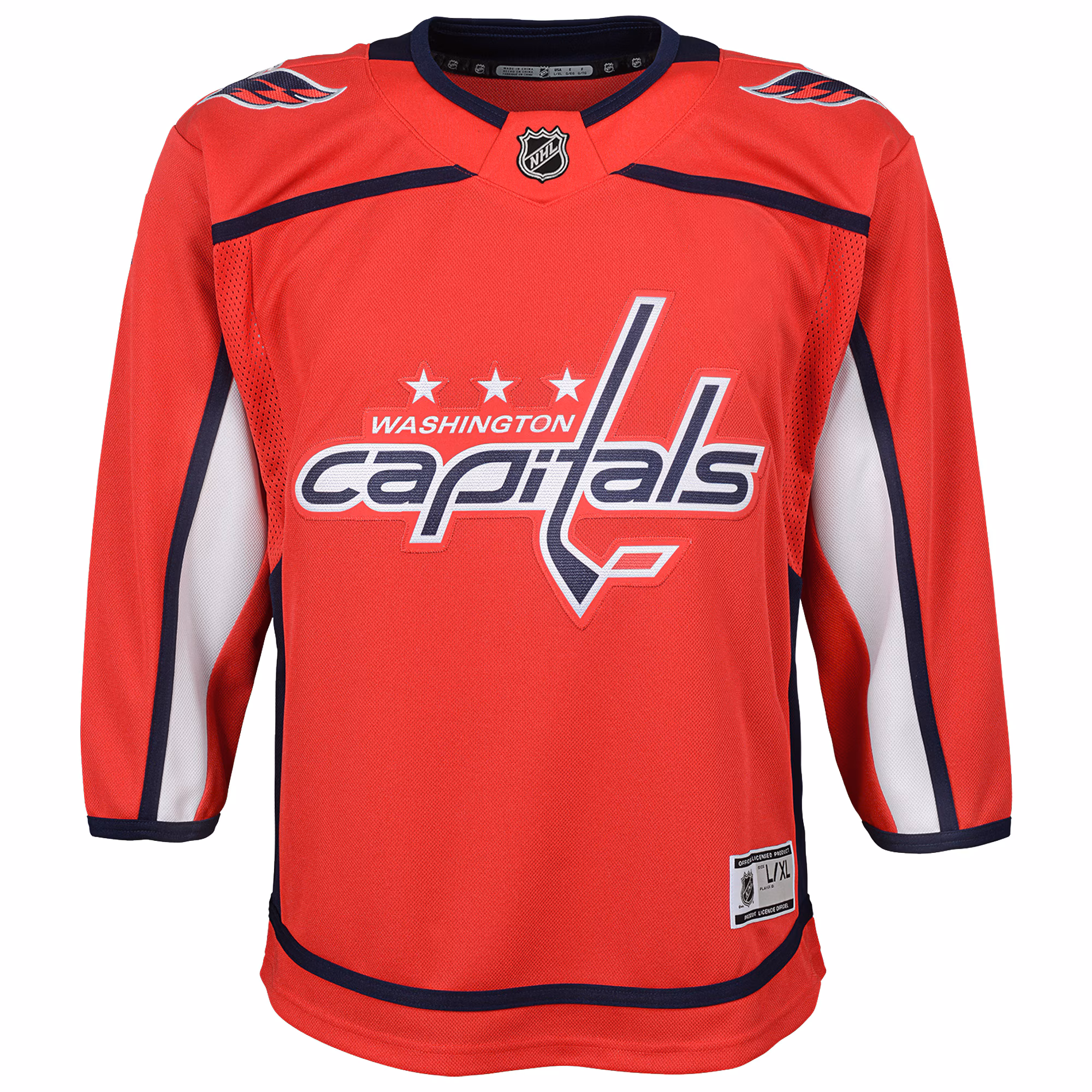 Washington Capitals Youth Home Blank Premier Jersey - Red