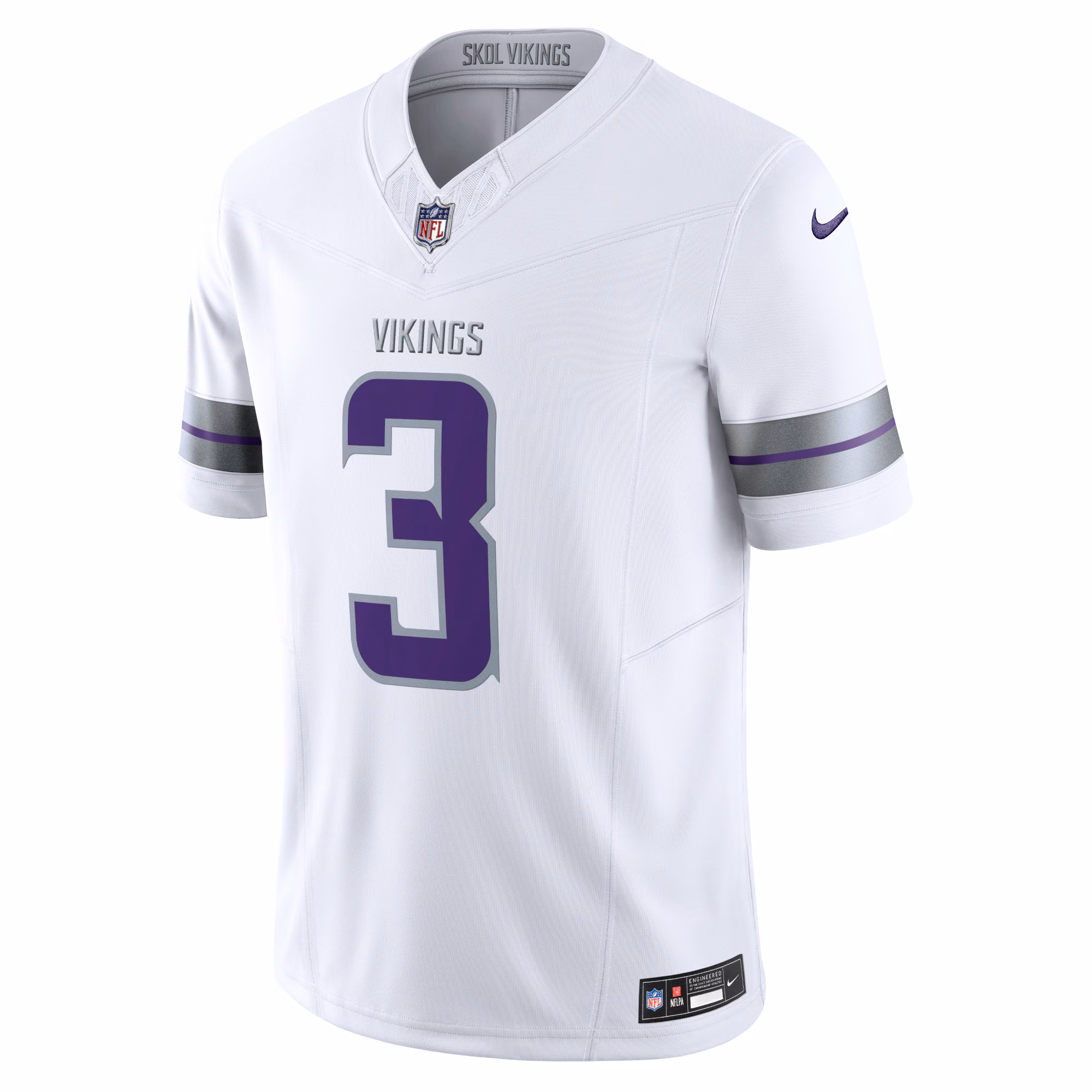 Jordan Addison Minnesota Vikings Nike Alternate Vapor F.U.S.E. Limited Jersey - White