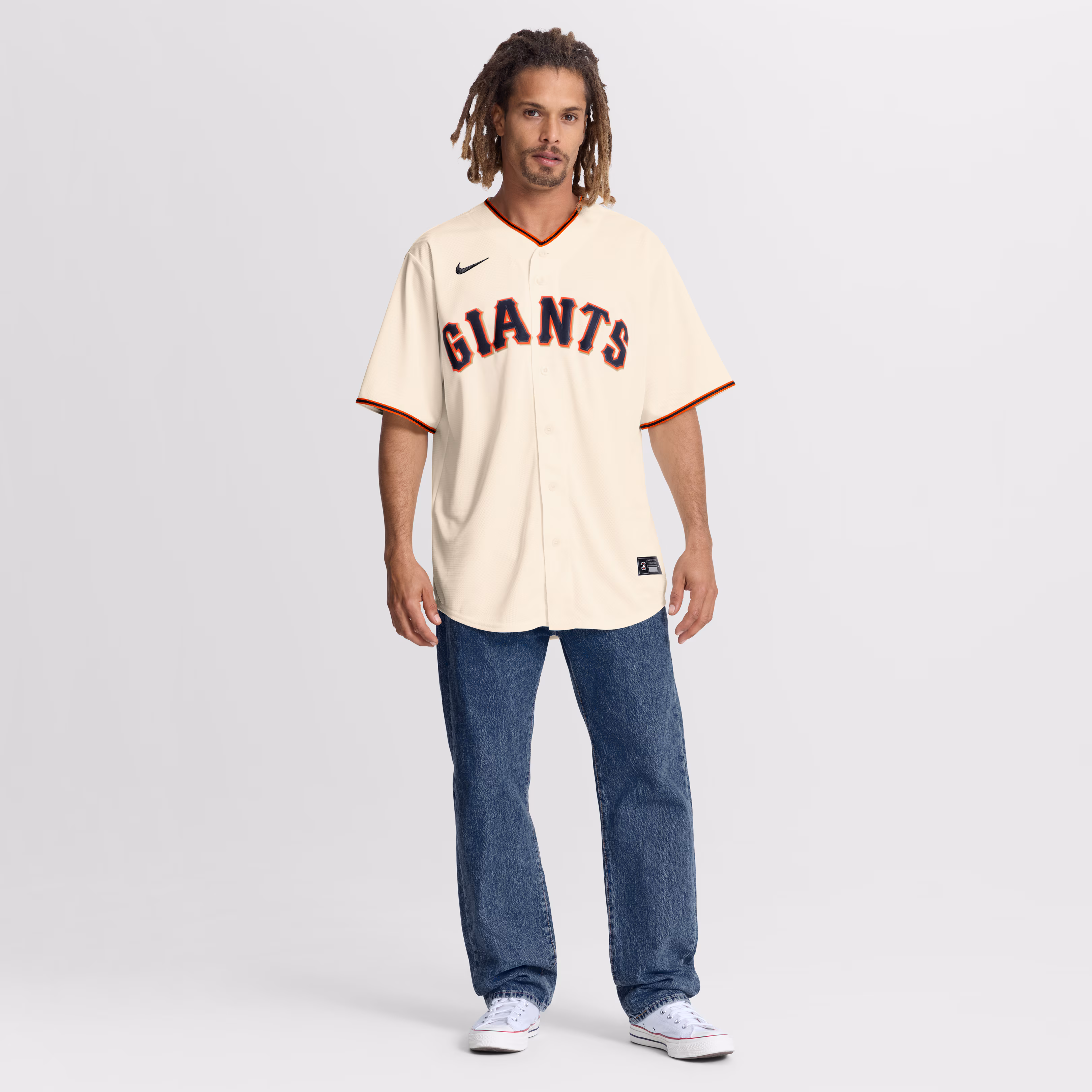 Jesus Rodriguez San Francisco Giants Nike Home Replica Jersey - Cream