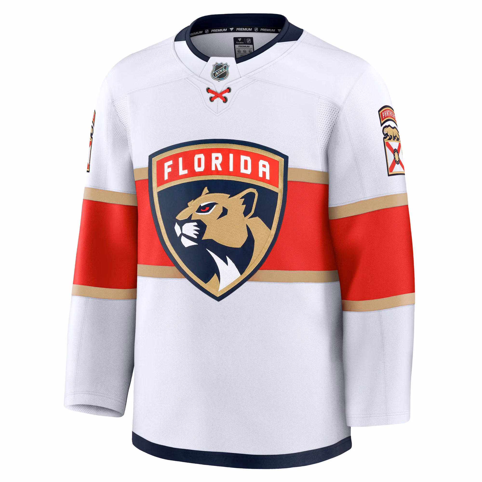 Florida Panthers Fanatics Away Premium Jersey - White