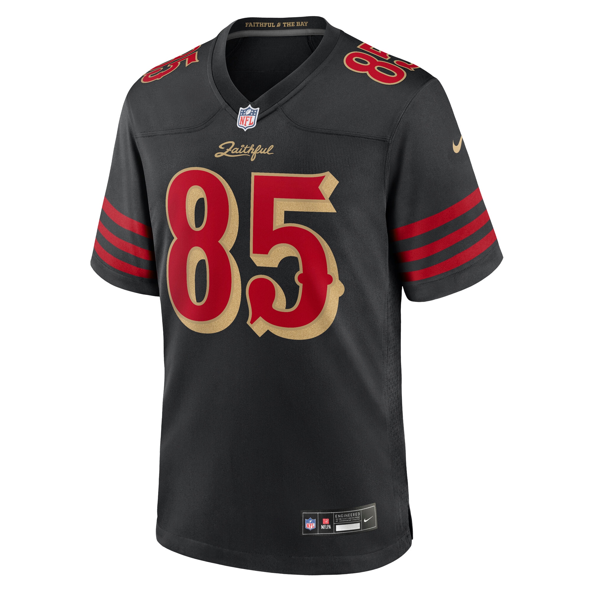 George Kittle San Francisco 49ers Nike 2025 Rivalries Collection Game Jersey - Black