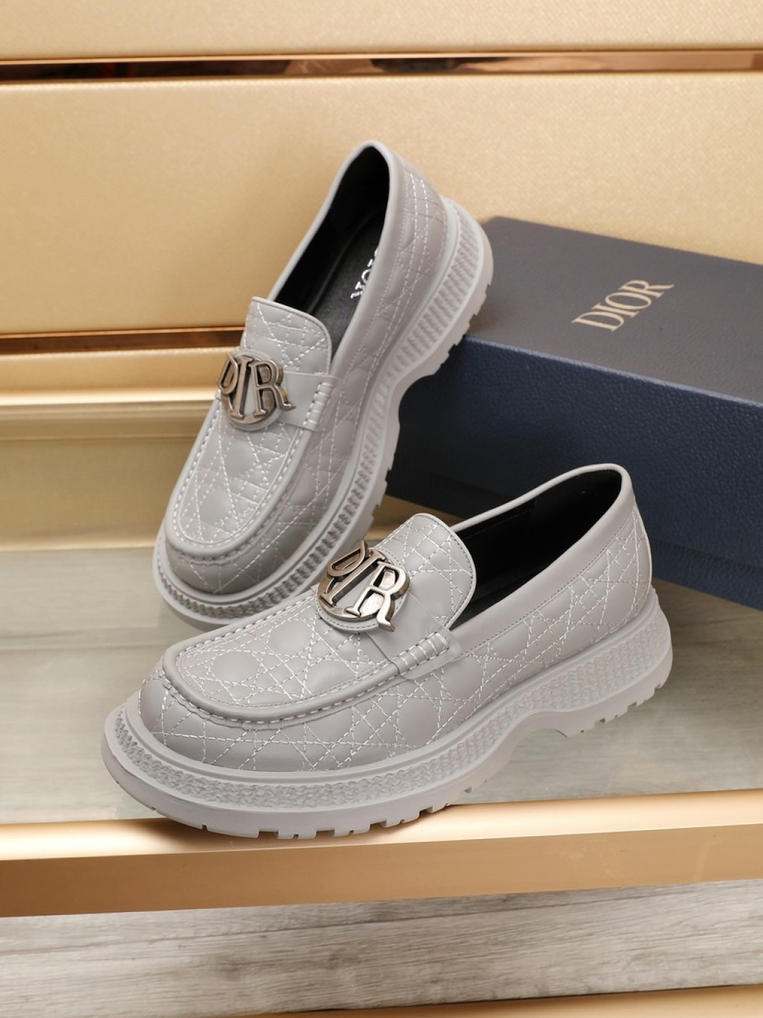 Dior men's leather shoes-79