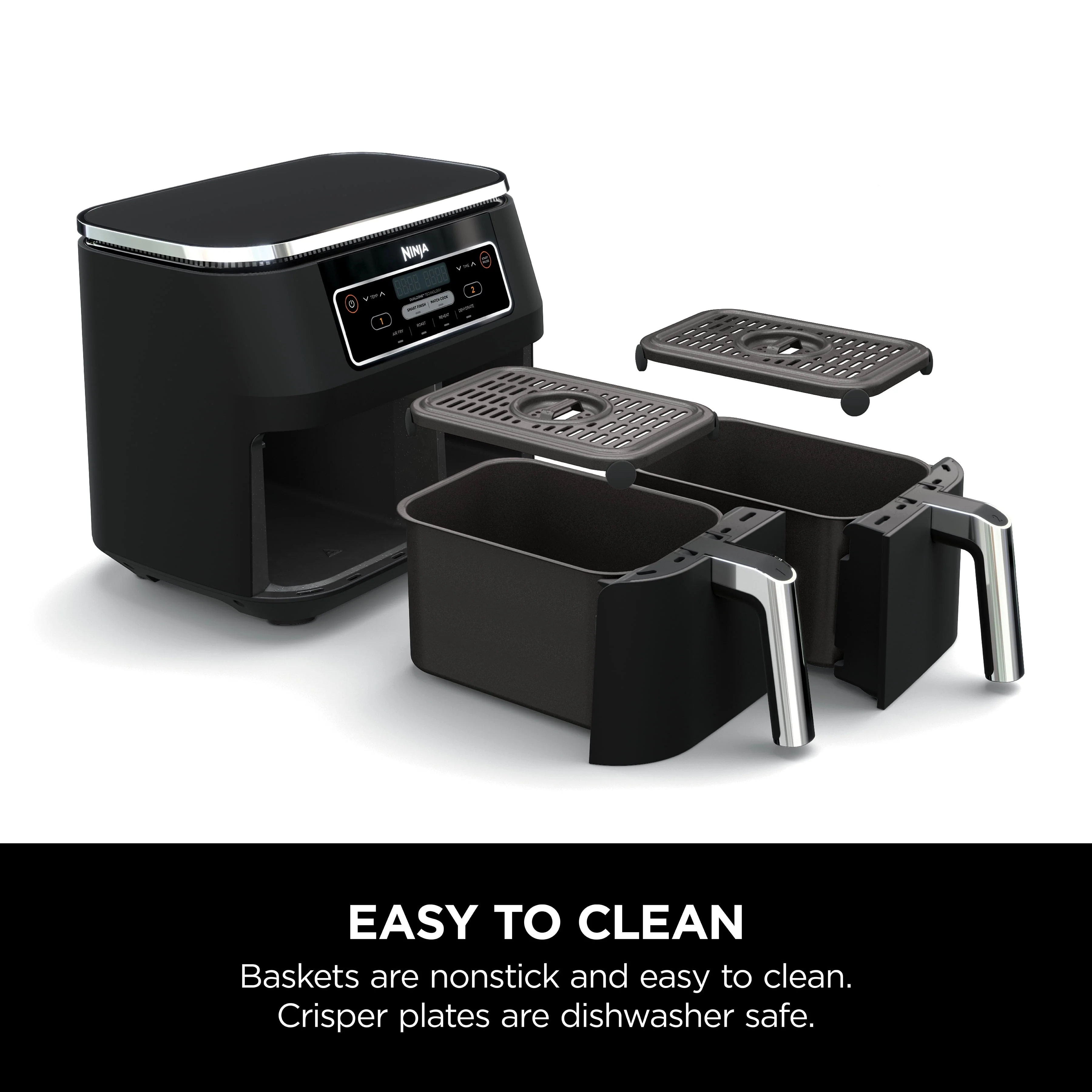 Ninja® Foodi® 4-in-1, 8-qt., 2-Basket Air Fryer with DualZone™ Technology