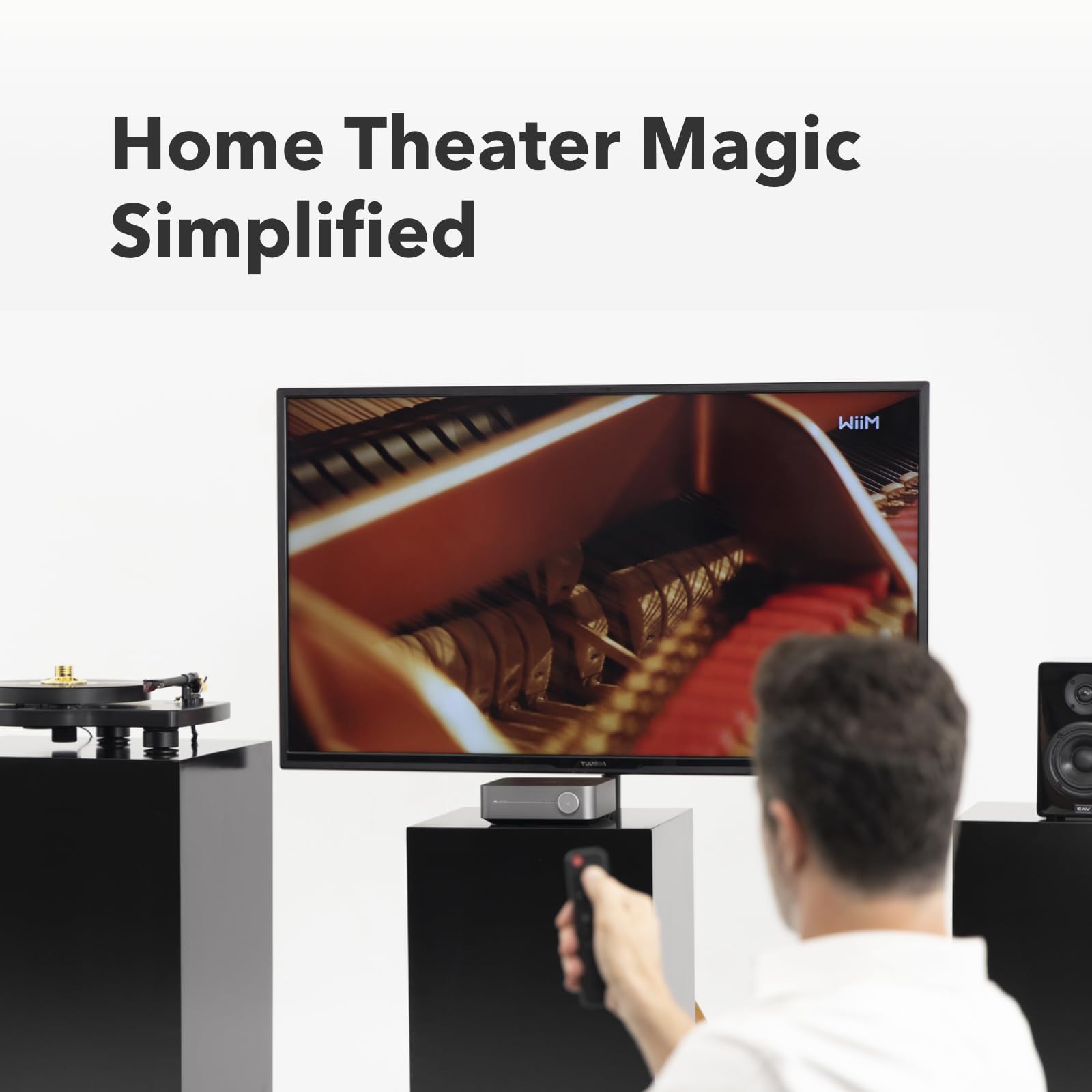 WIIM Amp Multiroom Streaming Amplifier - AirPlay, Google Cast, Alexa Compatible
