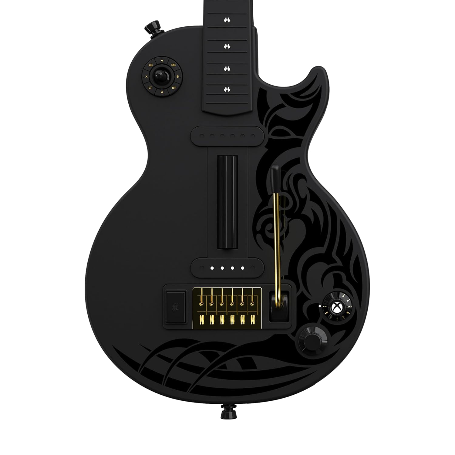 CRKD Gibson Les Paul Guitar Controller - Black Tribal - Licensed by Xbox
