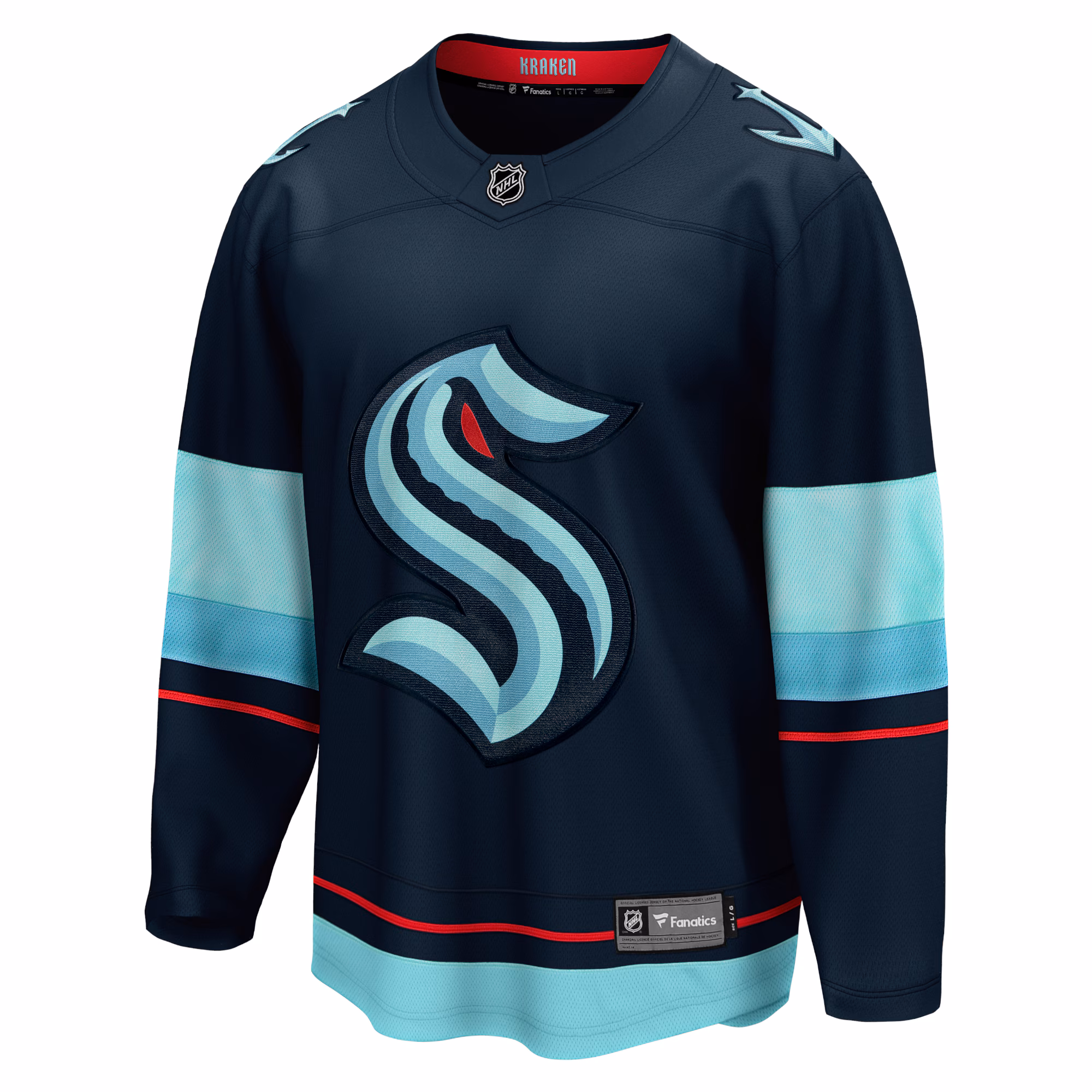 Seattle Kraken Fanatics Home Breakaway Jersey - Deep Sea Blue