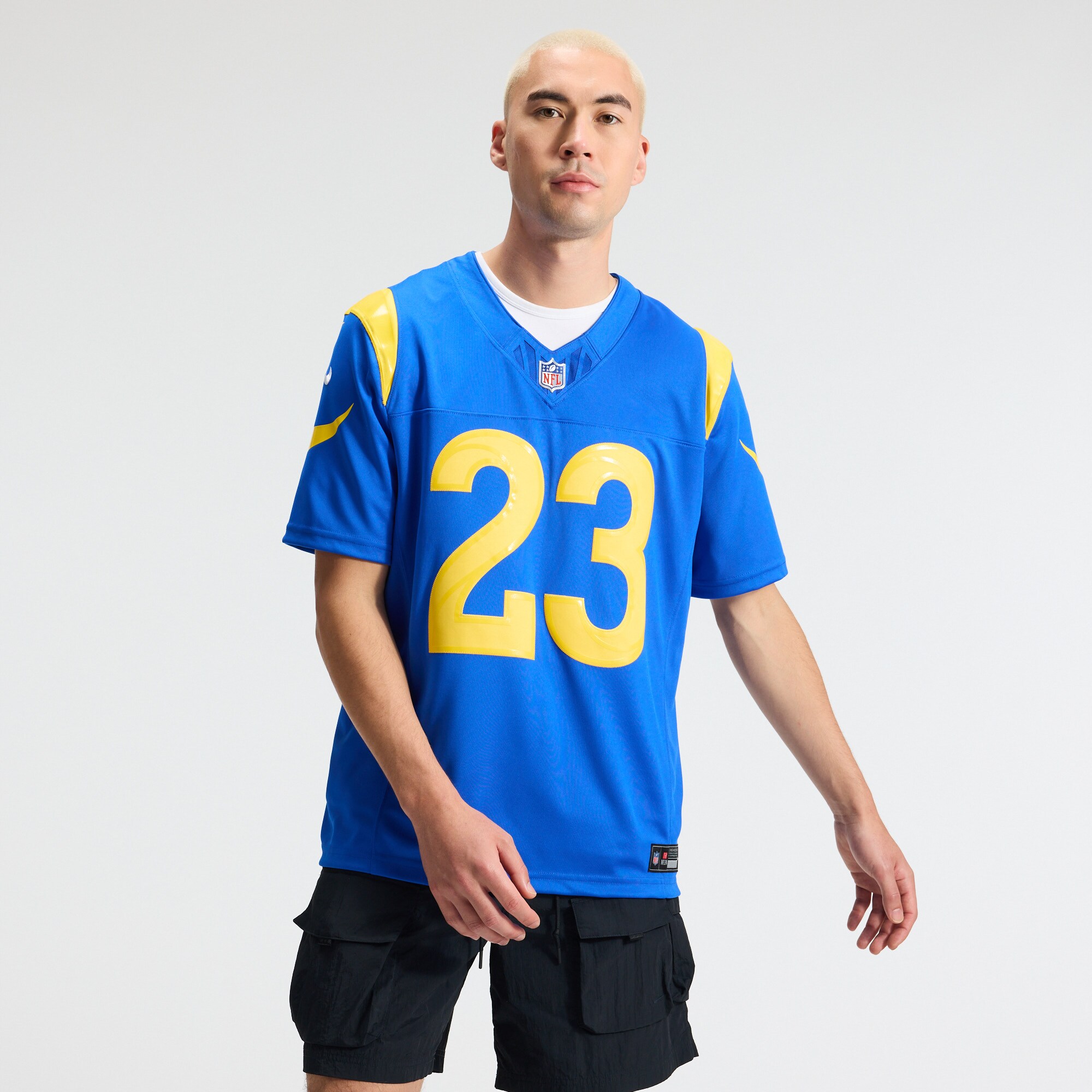 Kyren Williams Los Angeles Rams Nike Vapor F.U.S.E. Stitched Limited Jersey - Royal