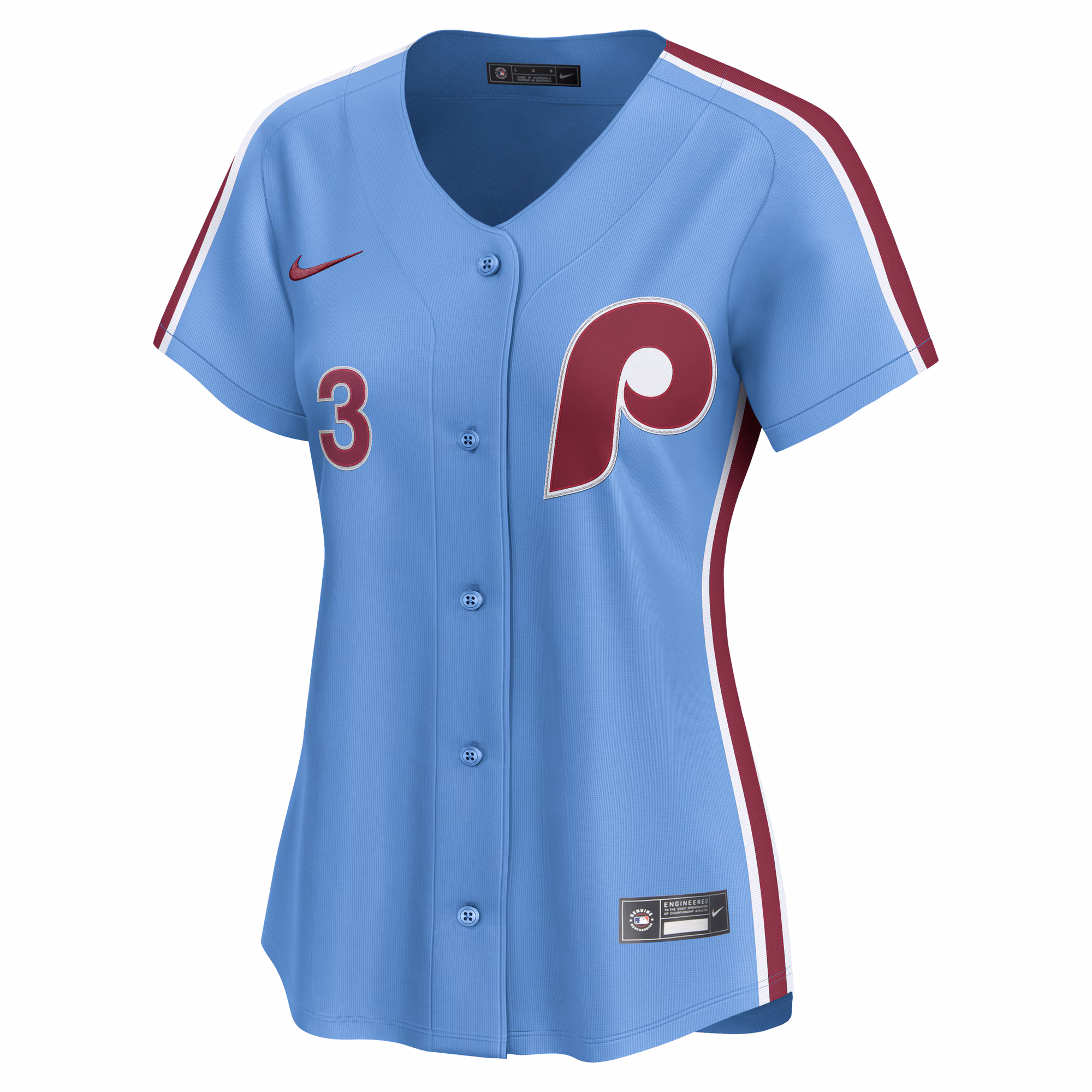 Bryce Harper Philadelphia Phillies Nike Women's Alternate Limited Player Jersey - Light Blue