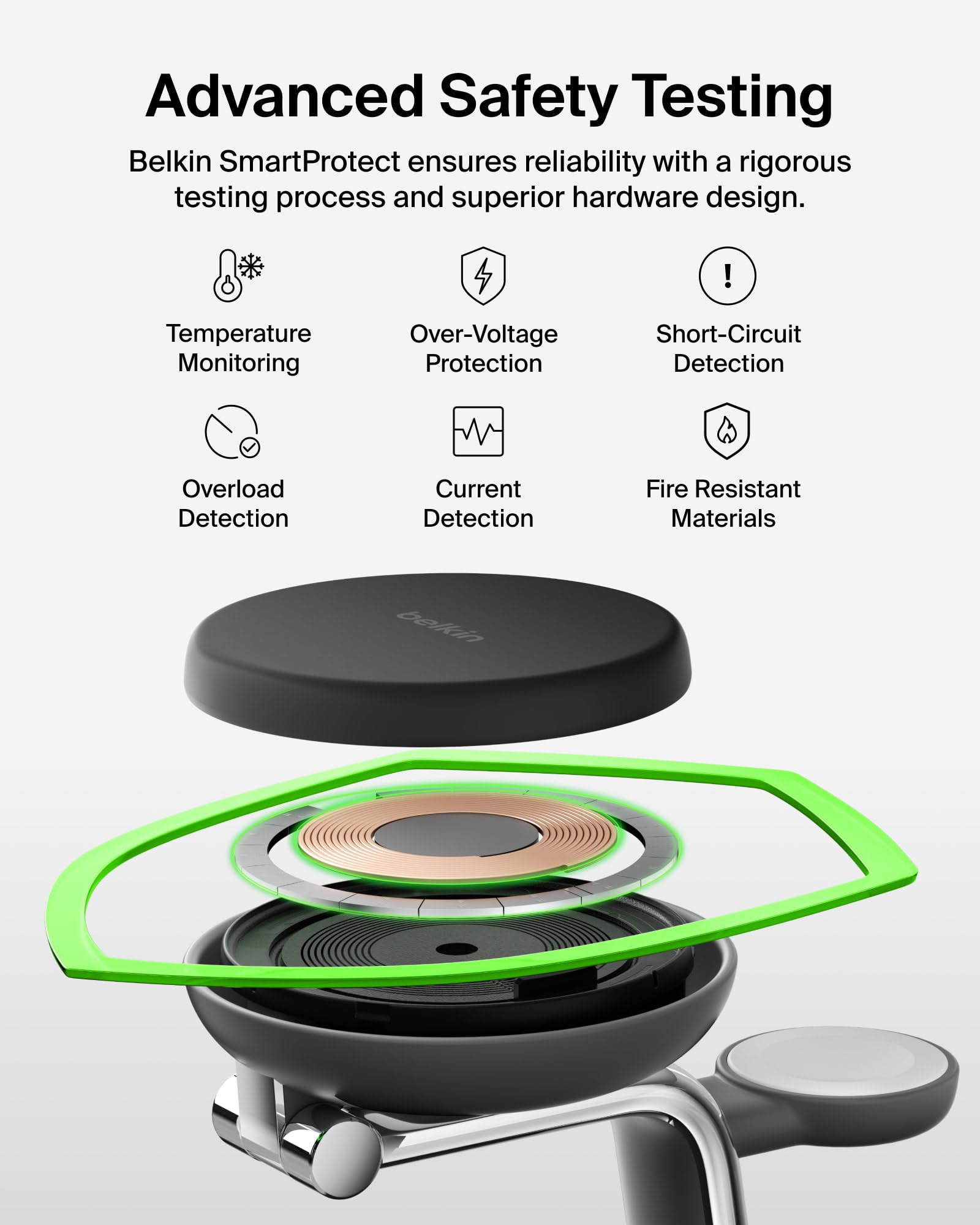 BELKIN MagSafe 3-in-1 Charger Station with Cooling Fan