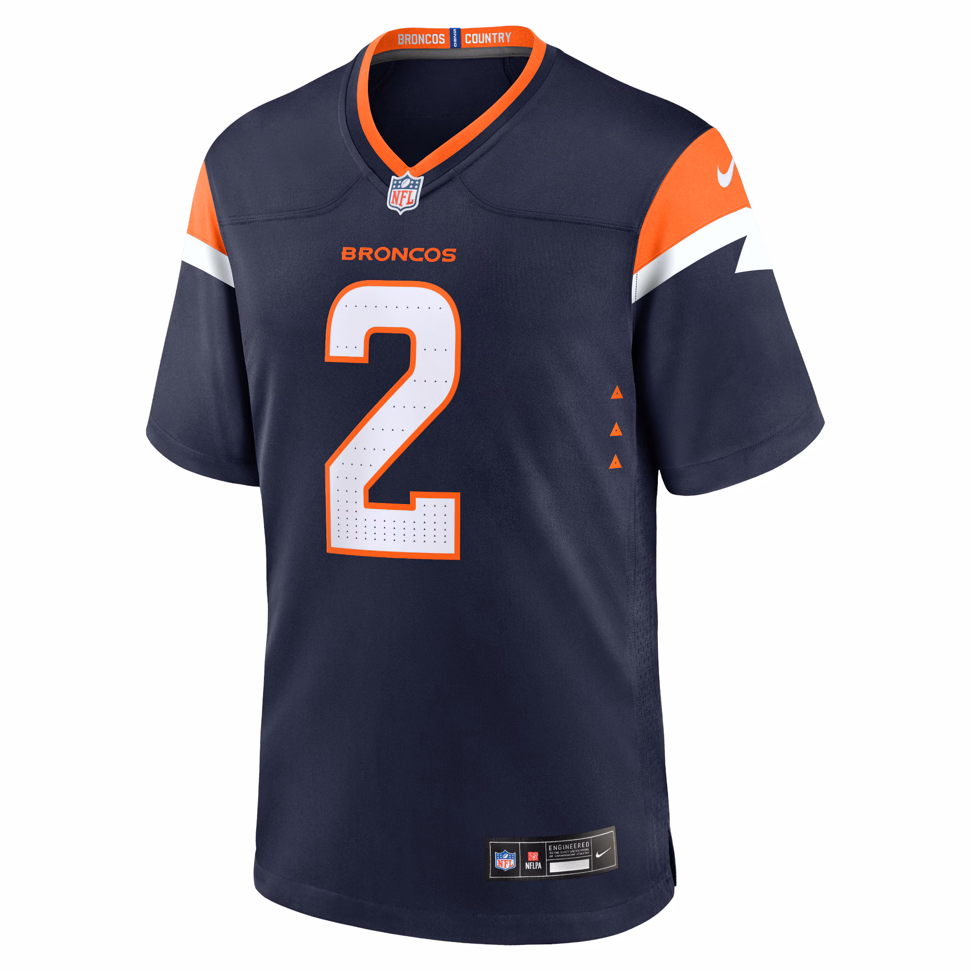 Patrick Surtain II Denver Broncos Nike Alternate Game Jersey - Navy