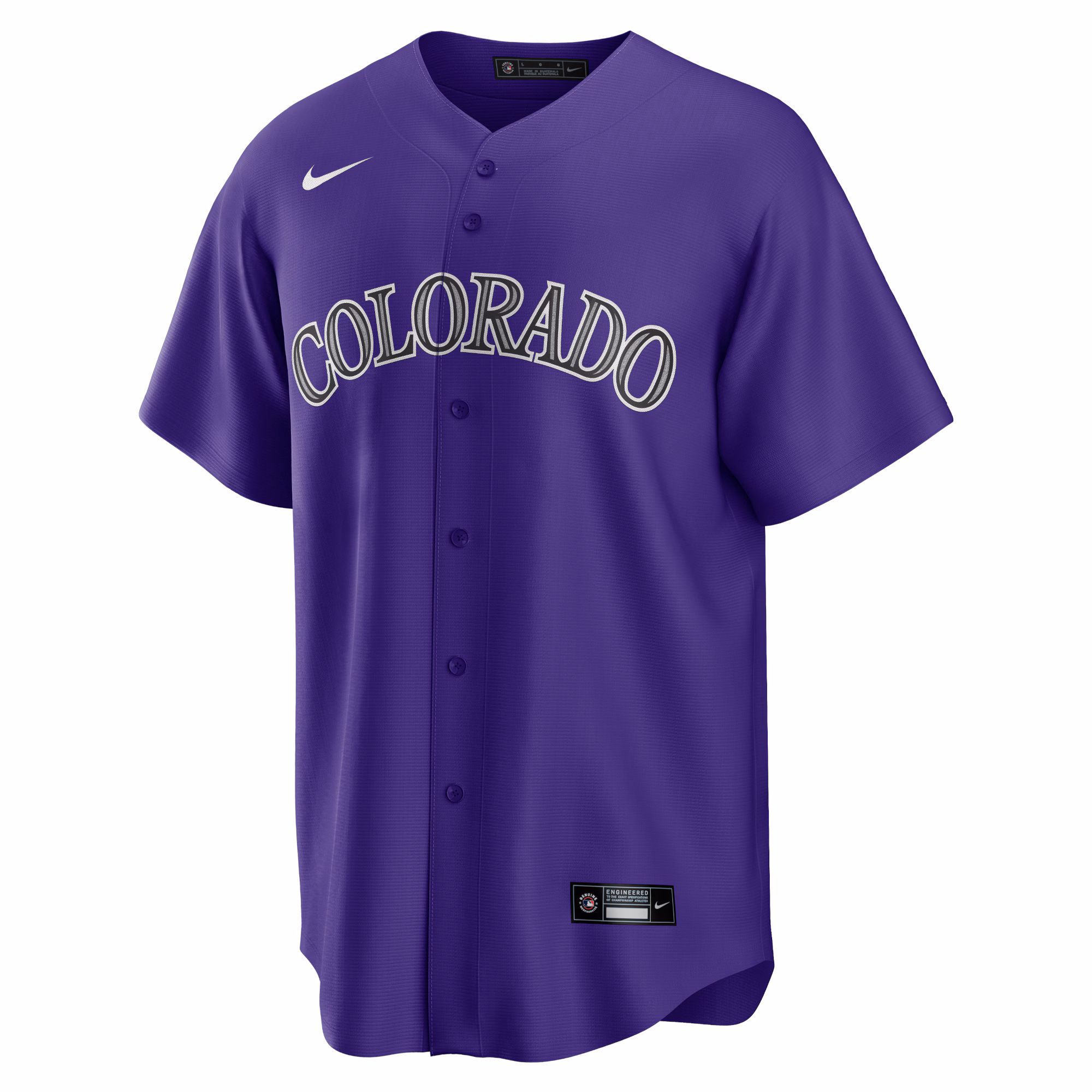 Charlie Blackmon Colorado Rockies Nike Alternate Replica Player Name Jersey - Purple