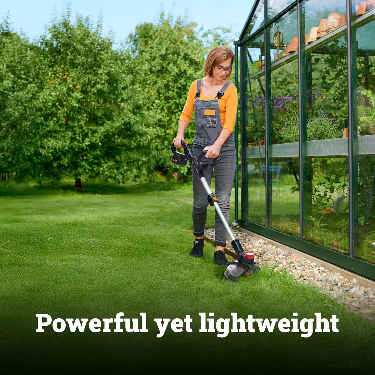 WORX 3 in 1 Cordless String Trimmer/Lawn Edger/Mini Mower, 13