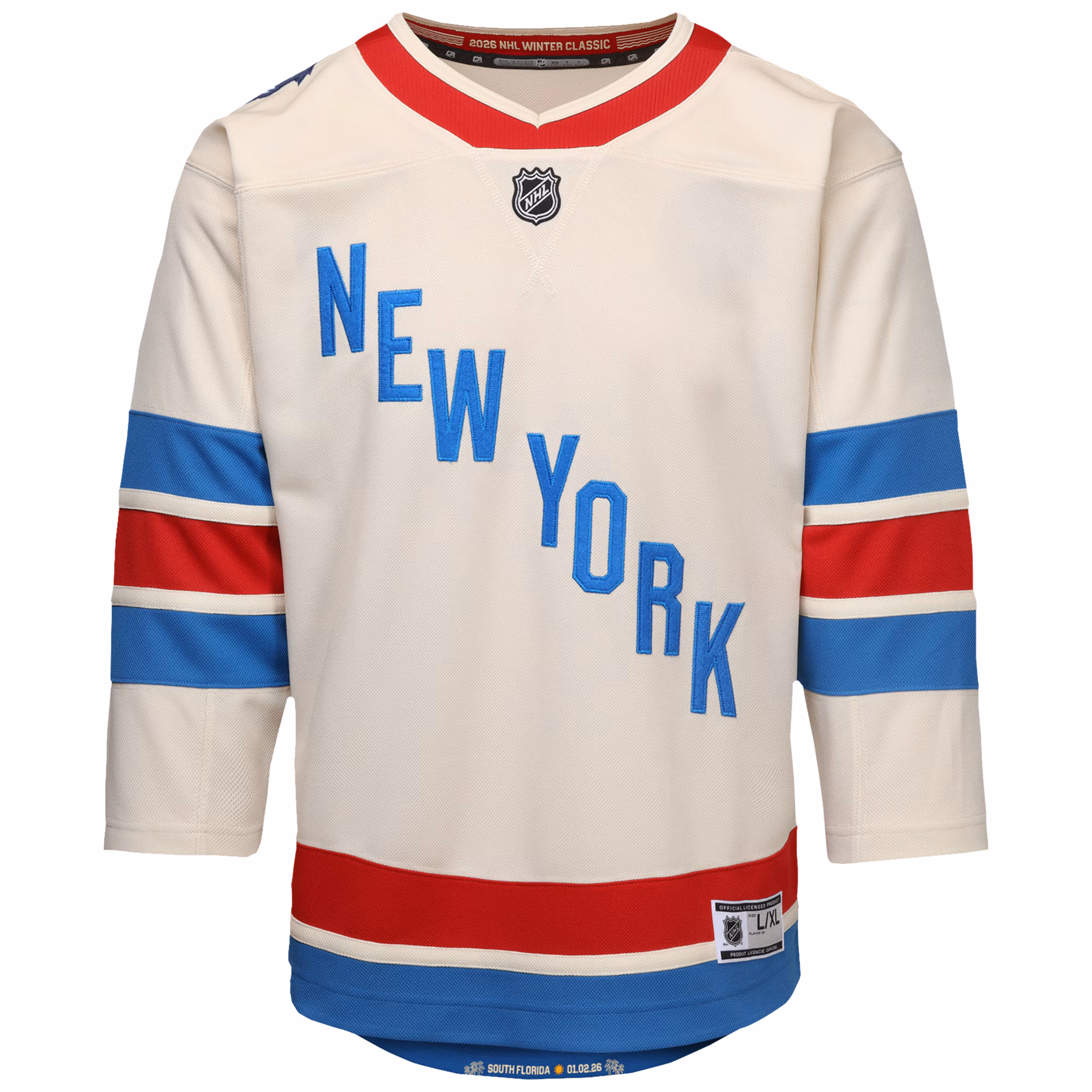 New York Rangers Outerstuff Youth 2026 NHL Winter Classic Premier Jersey - White