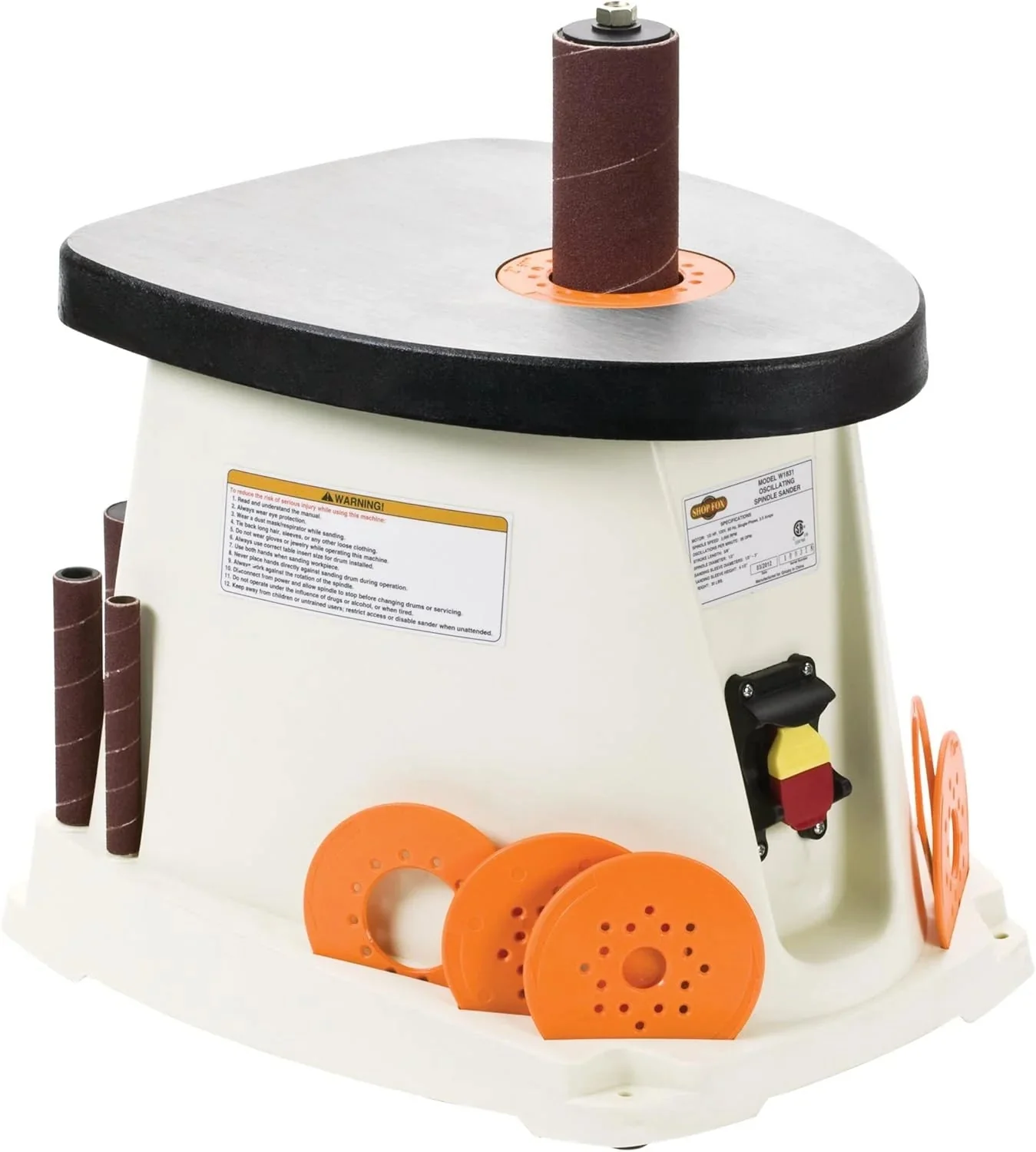 W1831 1/2 HP Single Phase Oscillating Spindle Sander