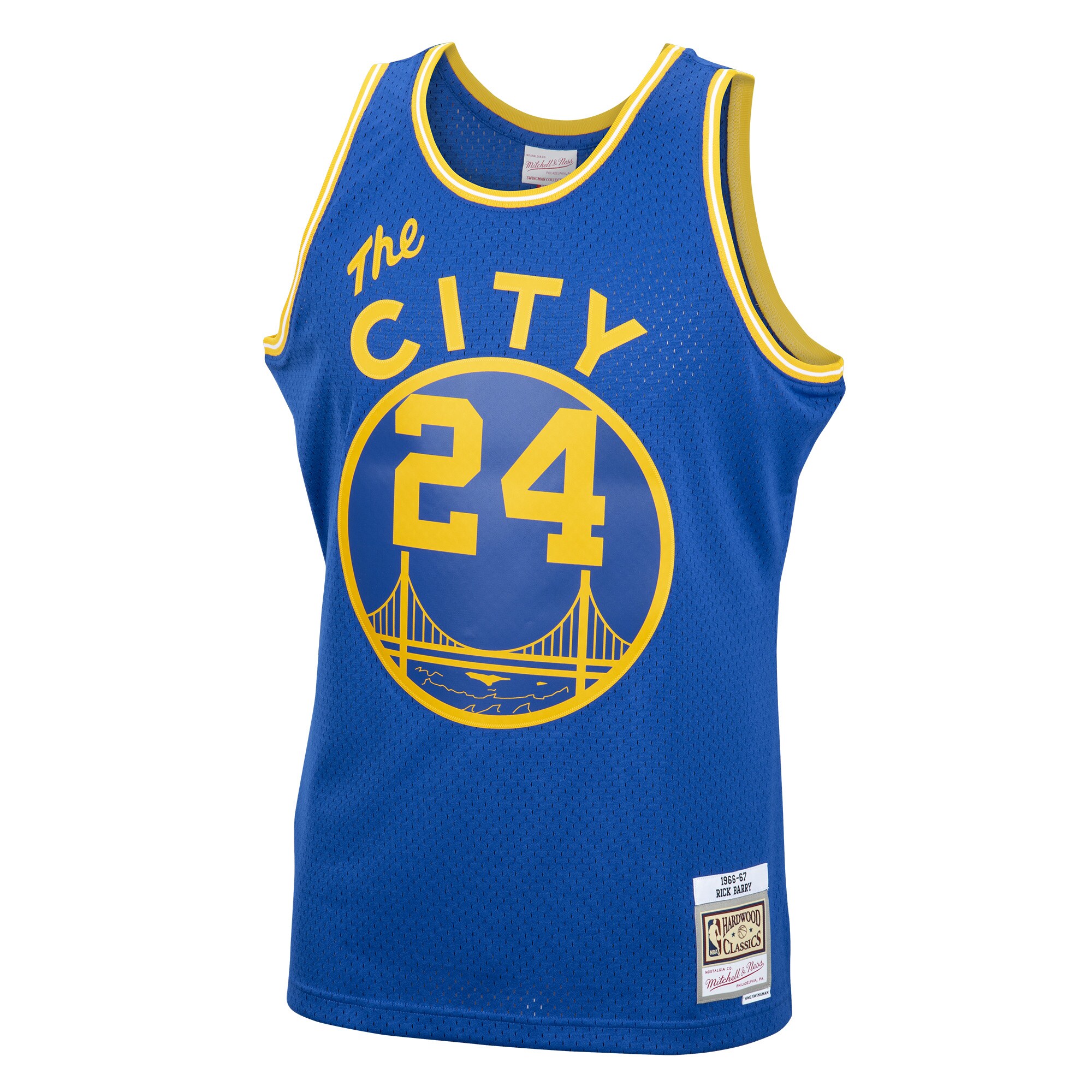 Rick Barry Golden State Warriors Mitchell & Ness 1966/67 Hardwood Classics Swingman Jersey - Royal