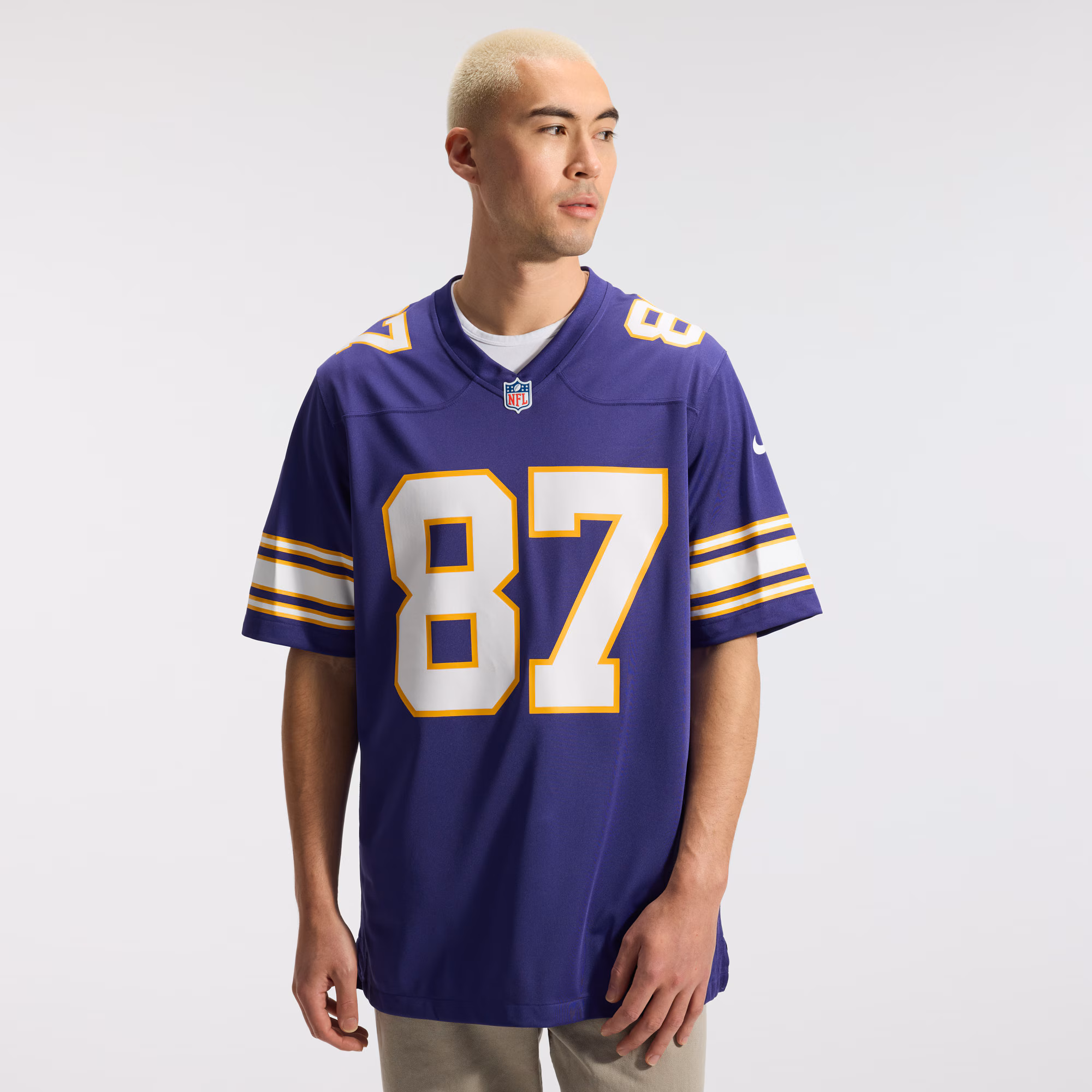 T.J. Hockenson Minnesota Vikings Nike Classic Player Game Jersey - Purple