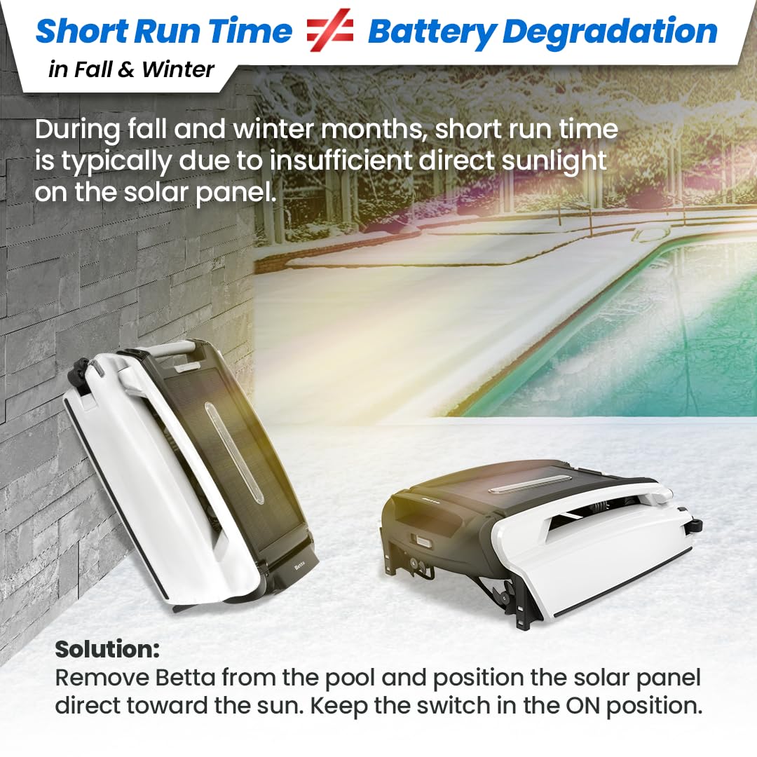 BETTA SE Solar Powered Robotic Pool Skimmer Cleaner