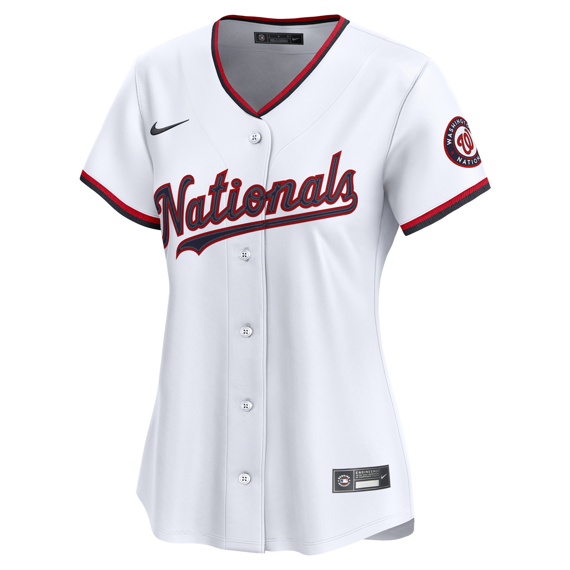 Washington Nationals Nike Women's Home Limited Custom Jersey - White