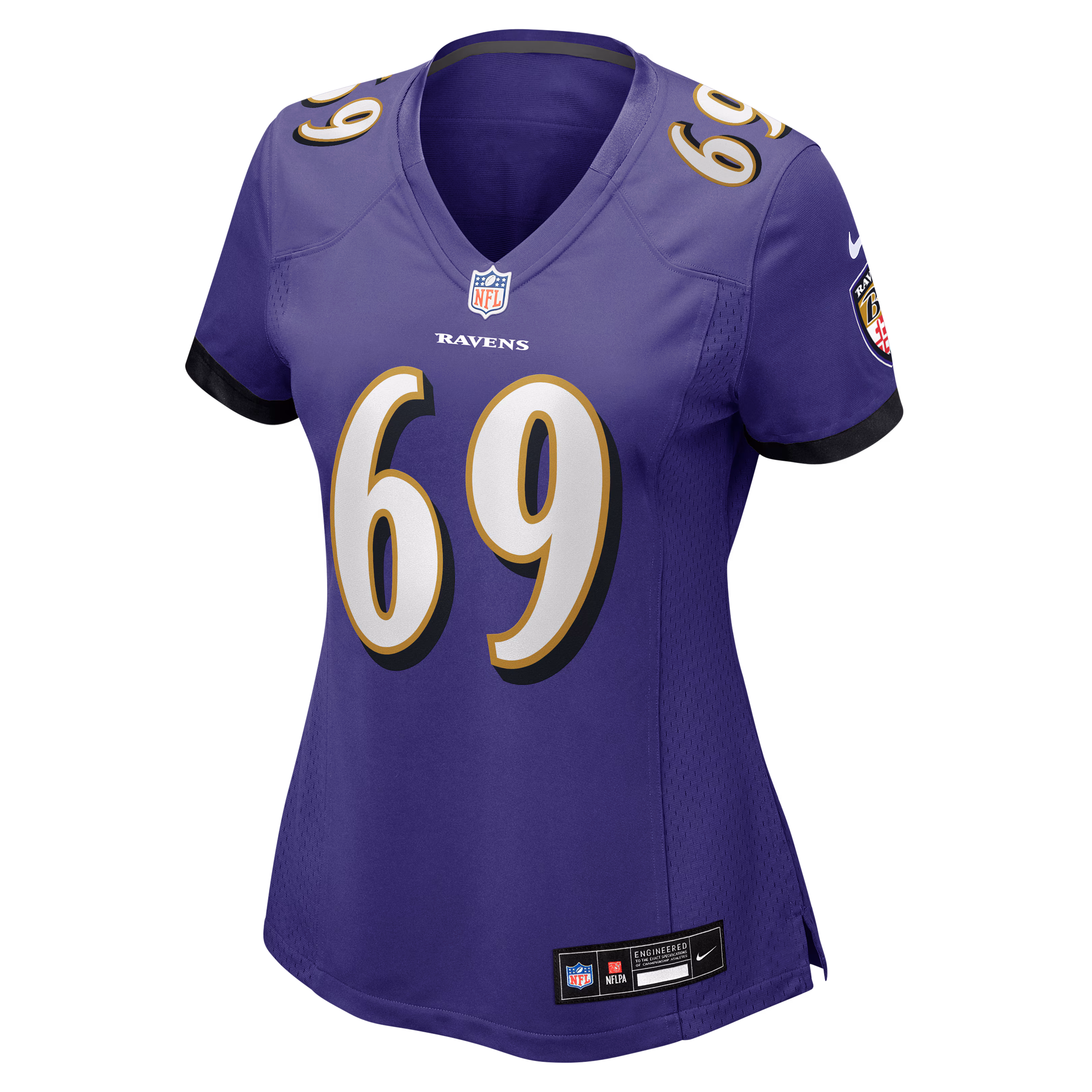 Josh Tupou Baltimore Ravens Nike Women's Team Game Jersey -  Purple