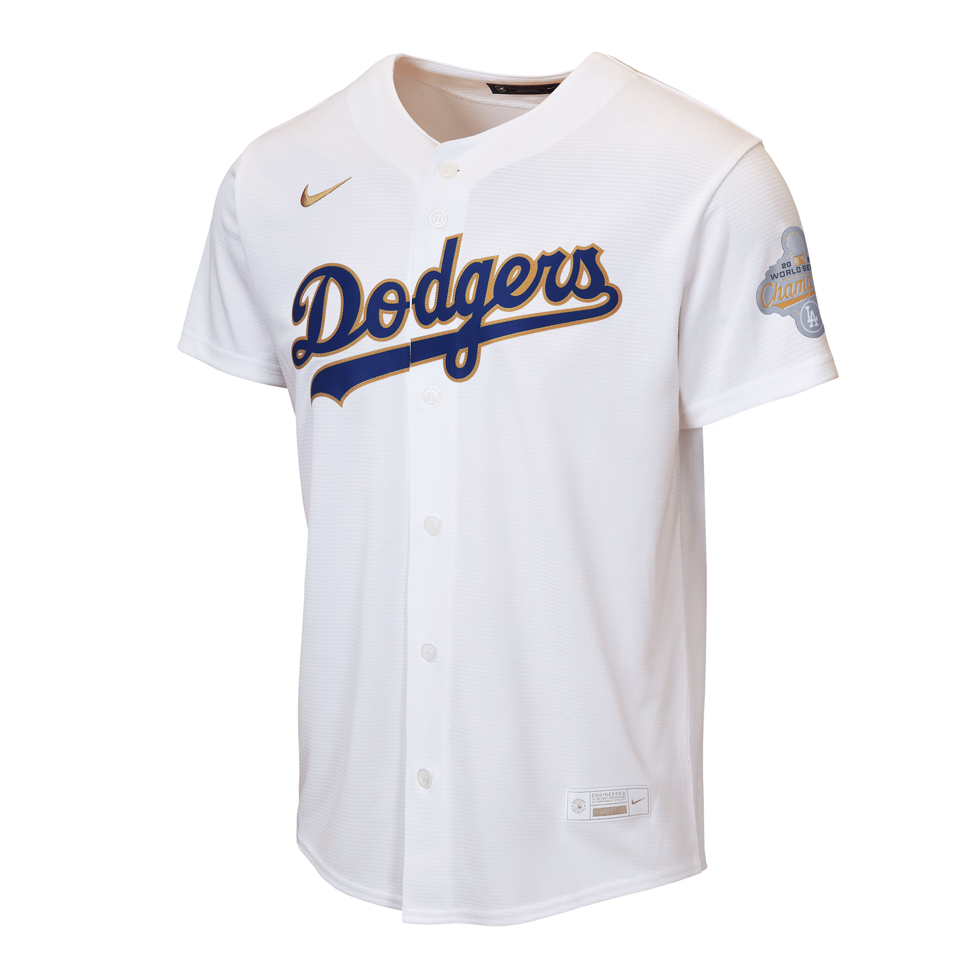 Los Angeles Dodgers Nike Youth 2026 Gold Collection Home Replica Jersey - White