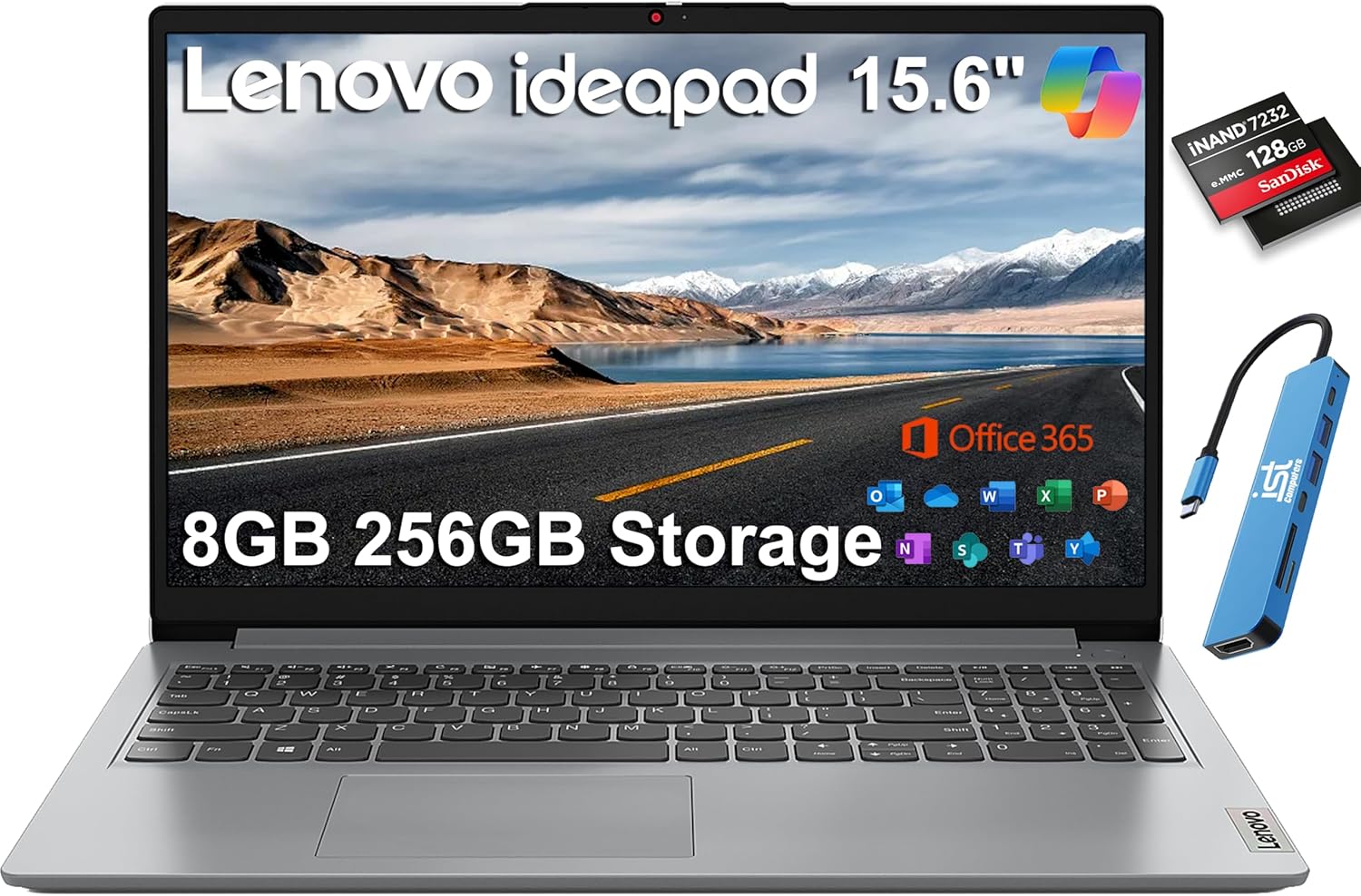 Lenovo IdeaPad Laptop Computer, 15.6