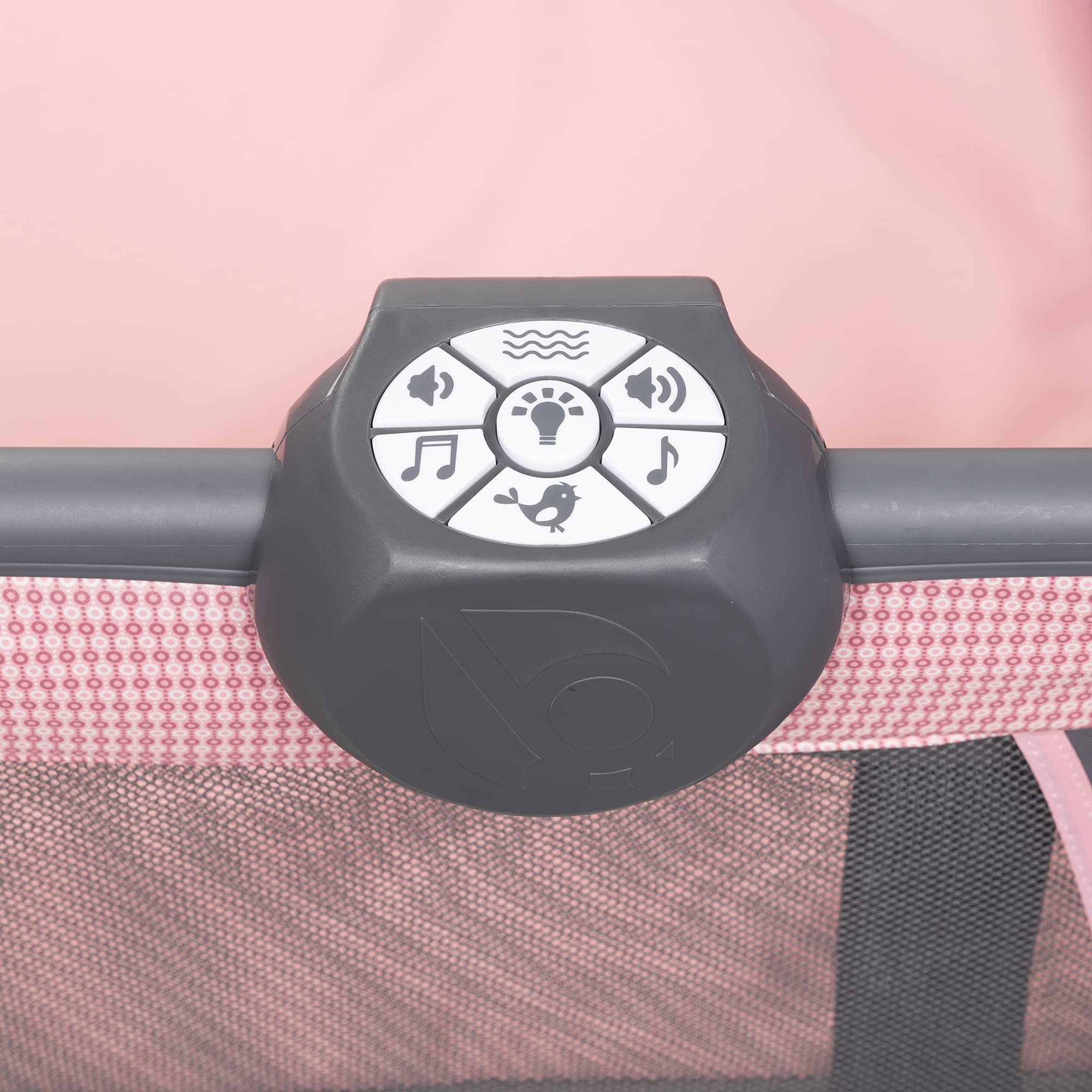 BABY TREND Lil' Snooze Deluxe III - Cozy Pink Sleep Solution